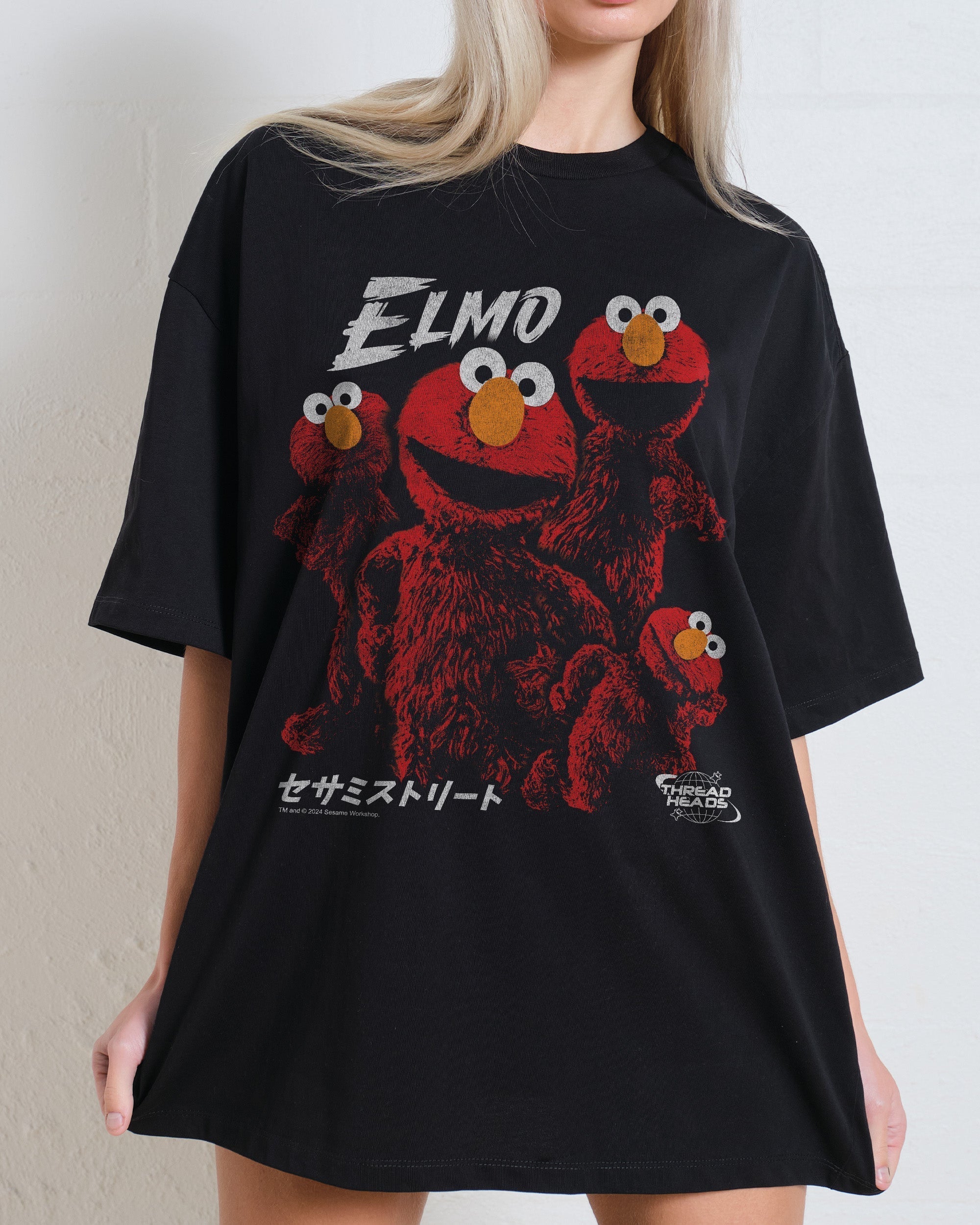 Tokyo Elmo Oversized Tee