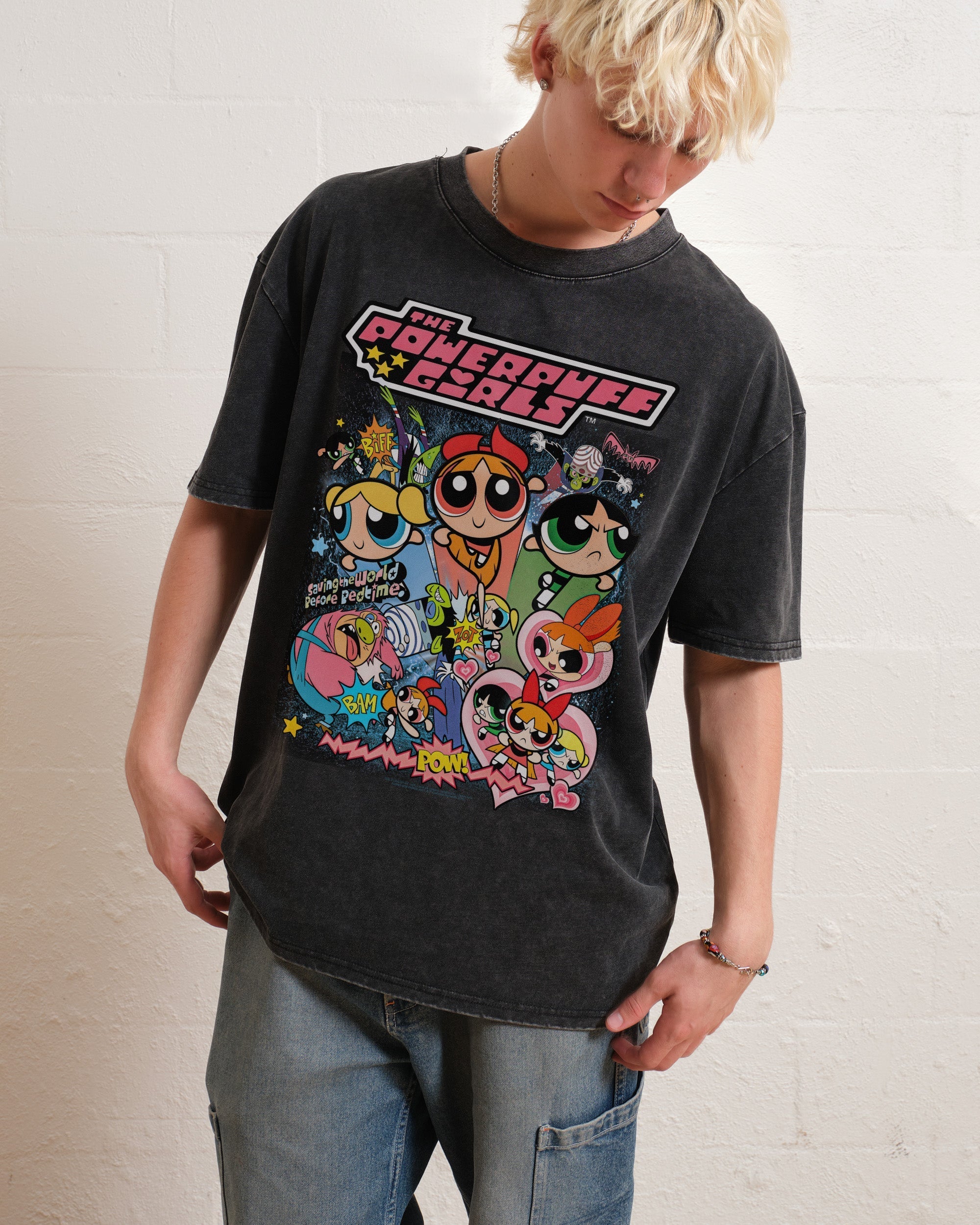 Powerpuff Girls Vintage Wash Tee