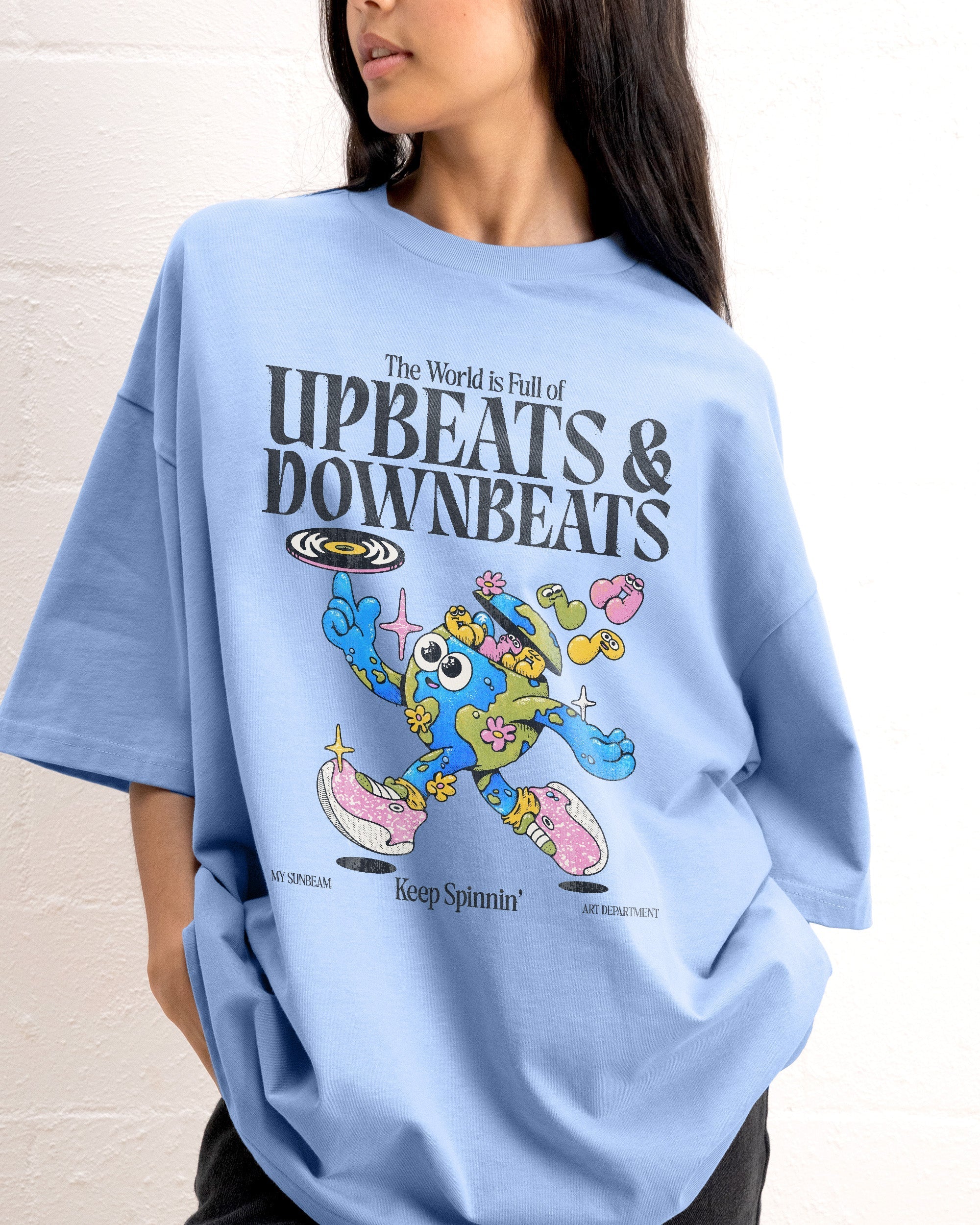 Upbeats & Downbeats Oversized Tee