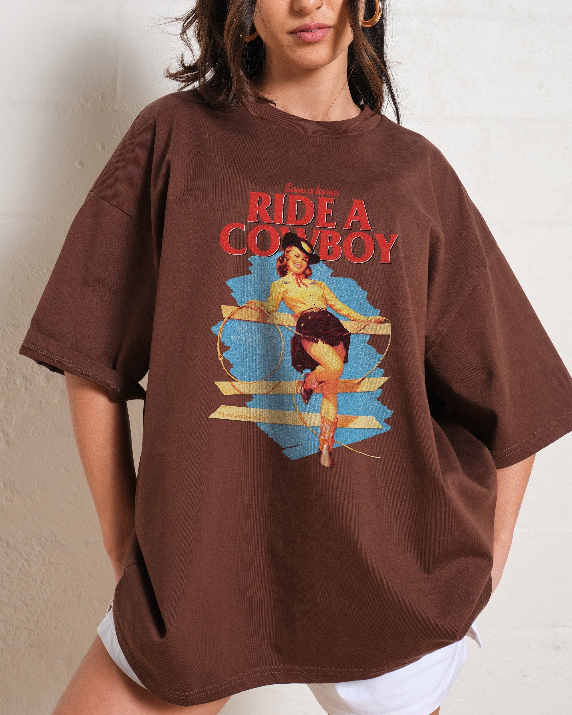 Save a Horse, Ride a Cowboy Oversized Tee