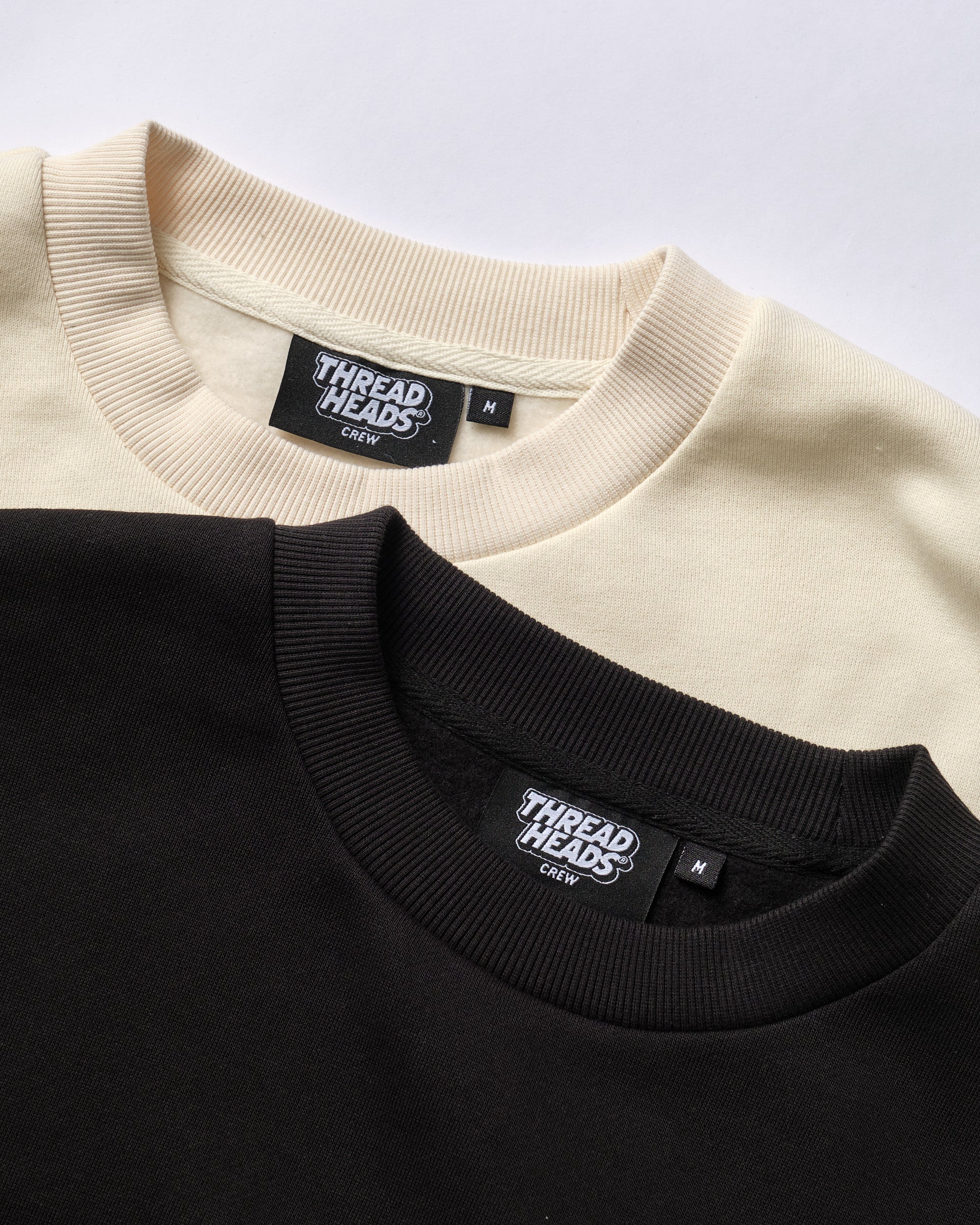 Sweatshirt 2 Pack: Black, Natural