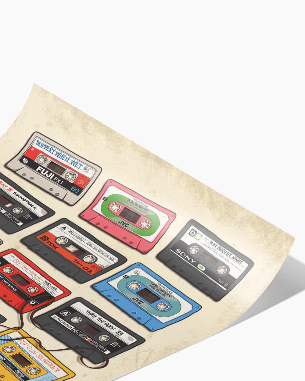 Cassette Tapes Art Print