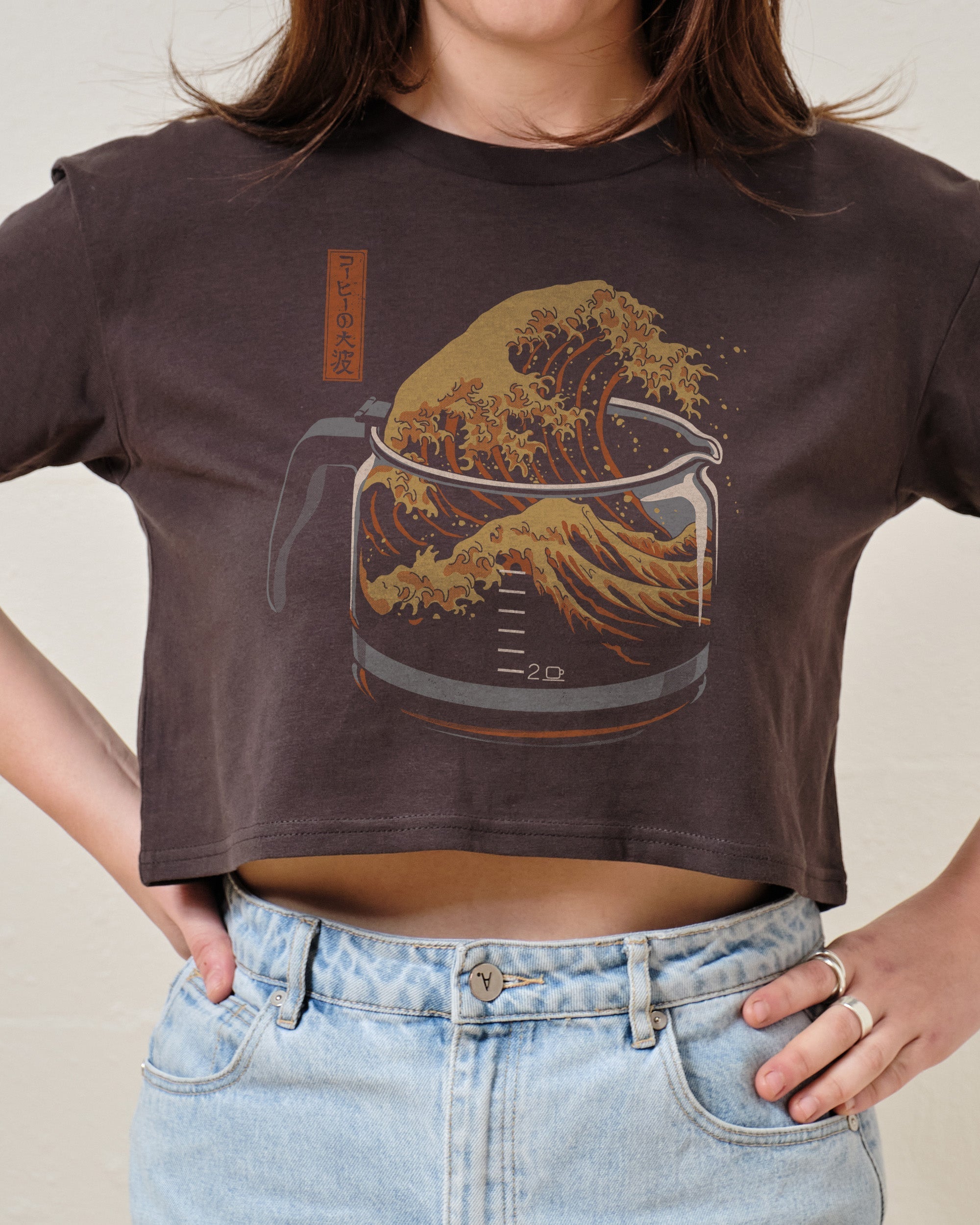 The Great Wave of Coffee Crop Tee