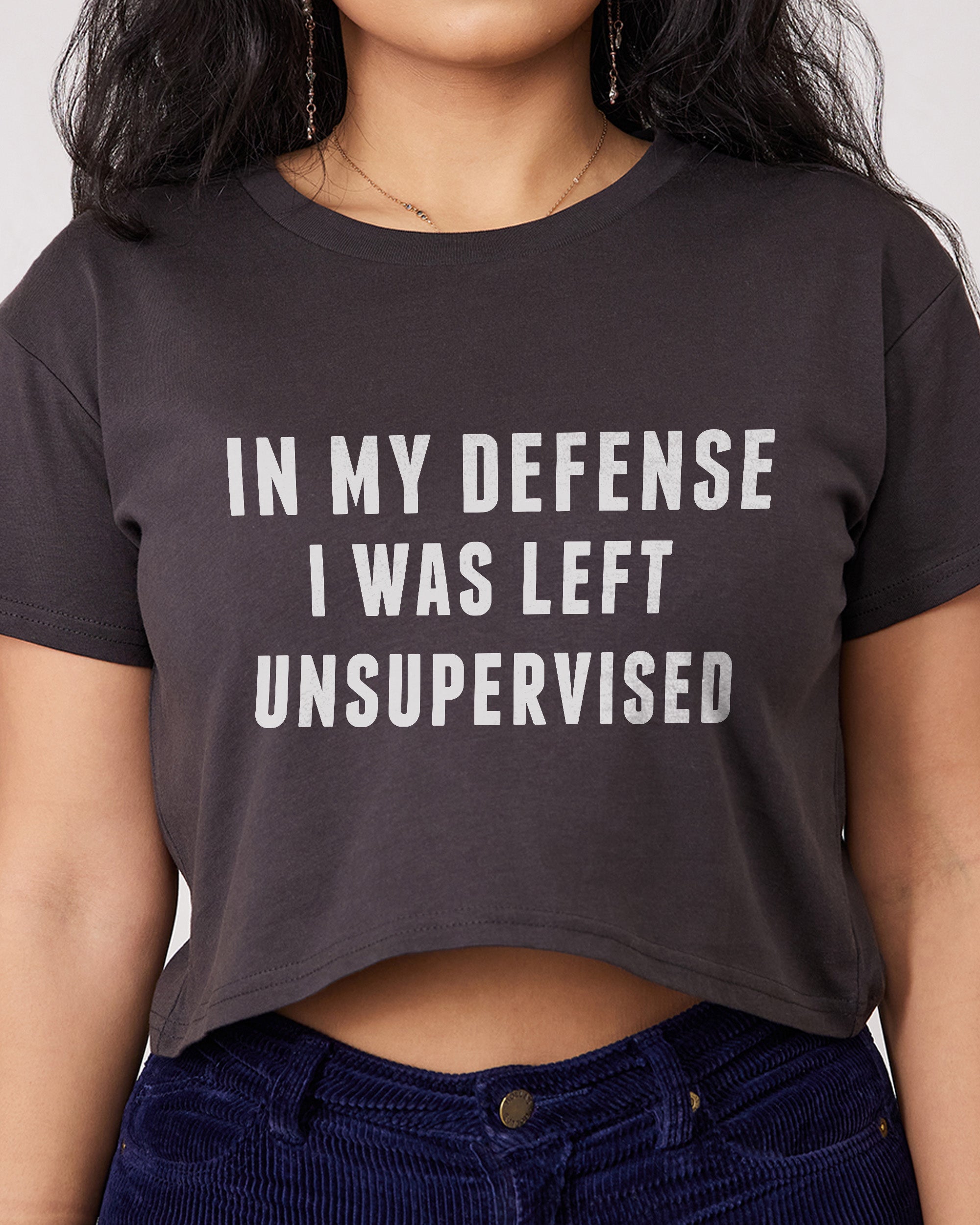 Left Unsupervised Crop Tee