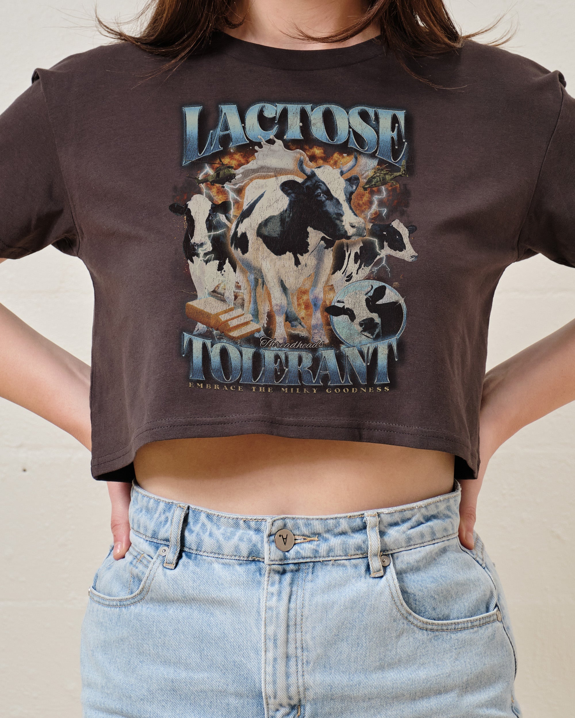 Lactose Tolerant Crop Tee