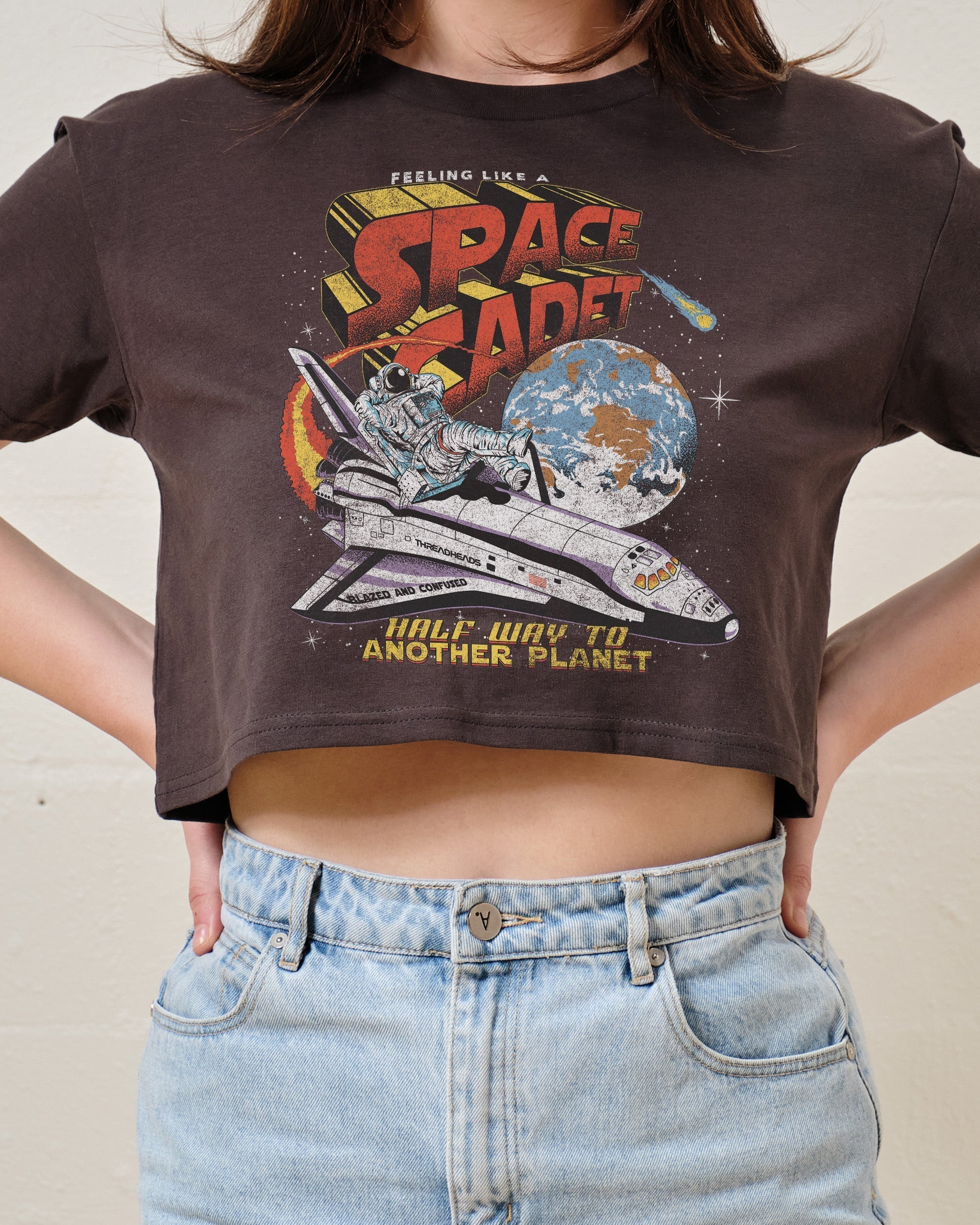 Space Cadet Crop Tee