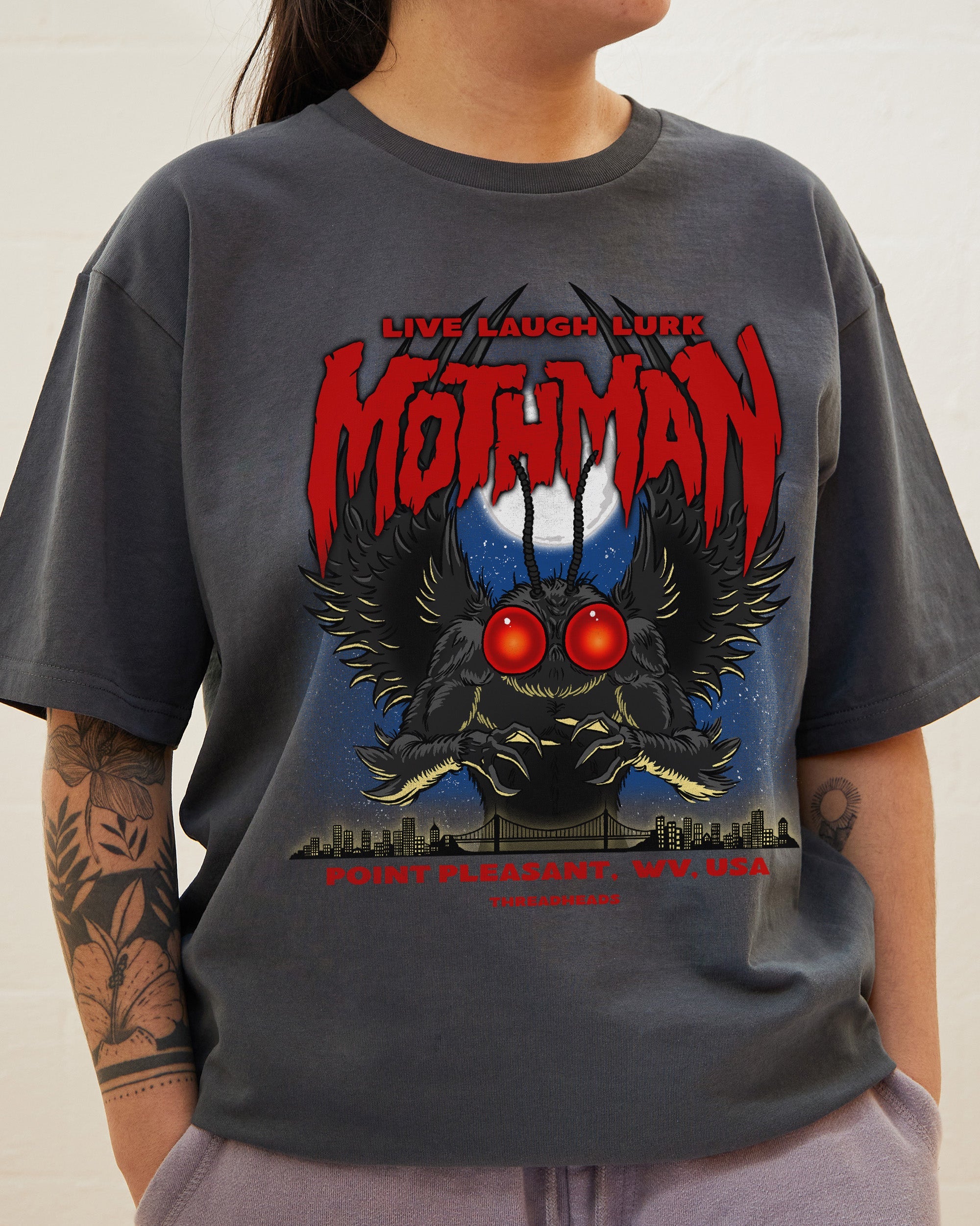 Mothman - Live Laugh Lurk T-Shirt