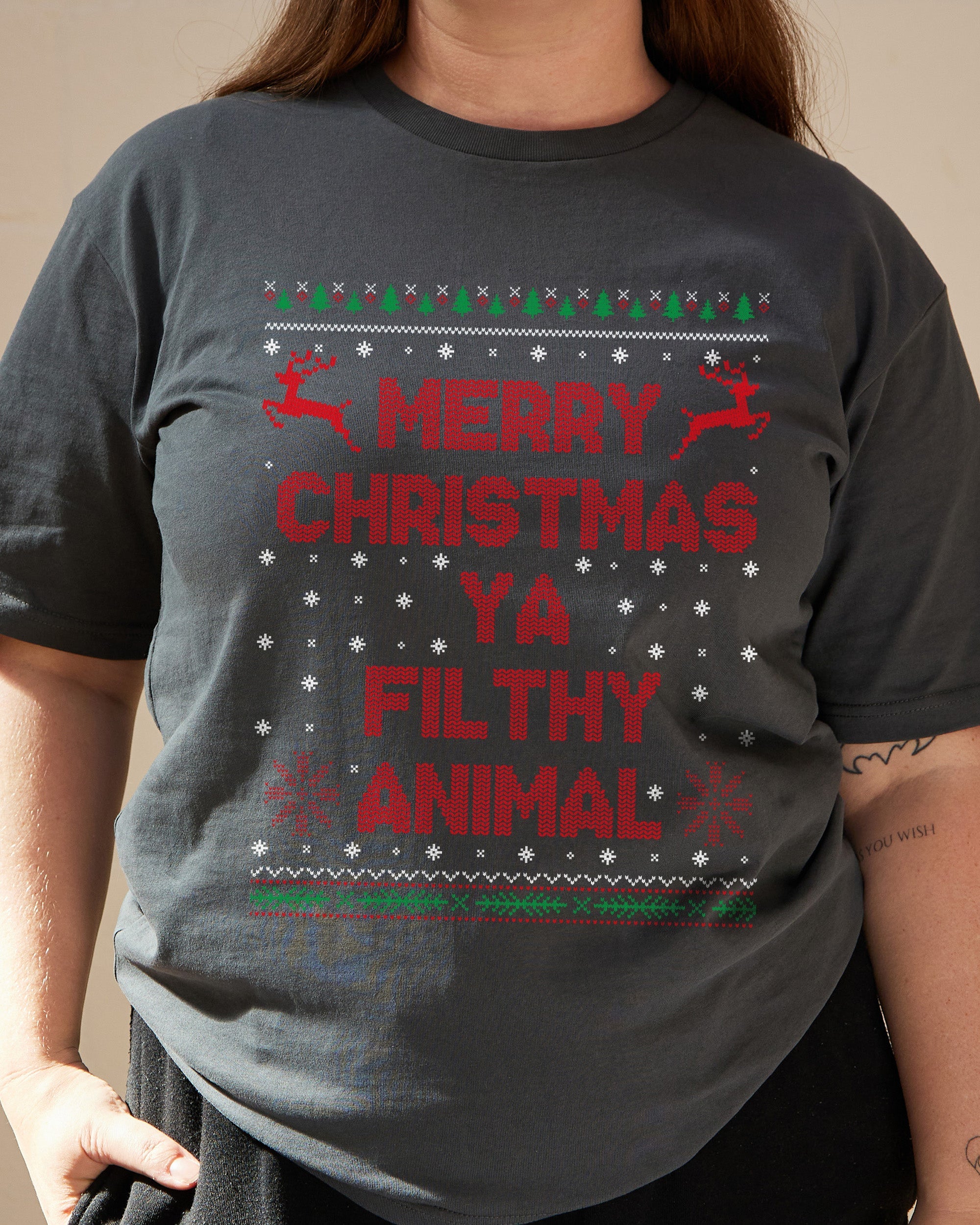 Merry Christmas Ya Filthy Animals T-Shirt