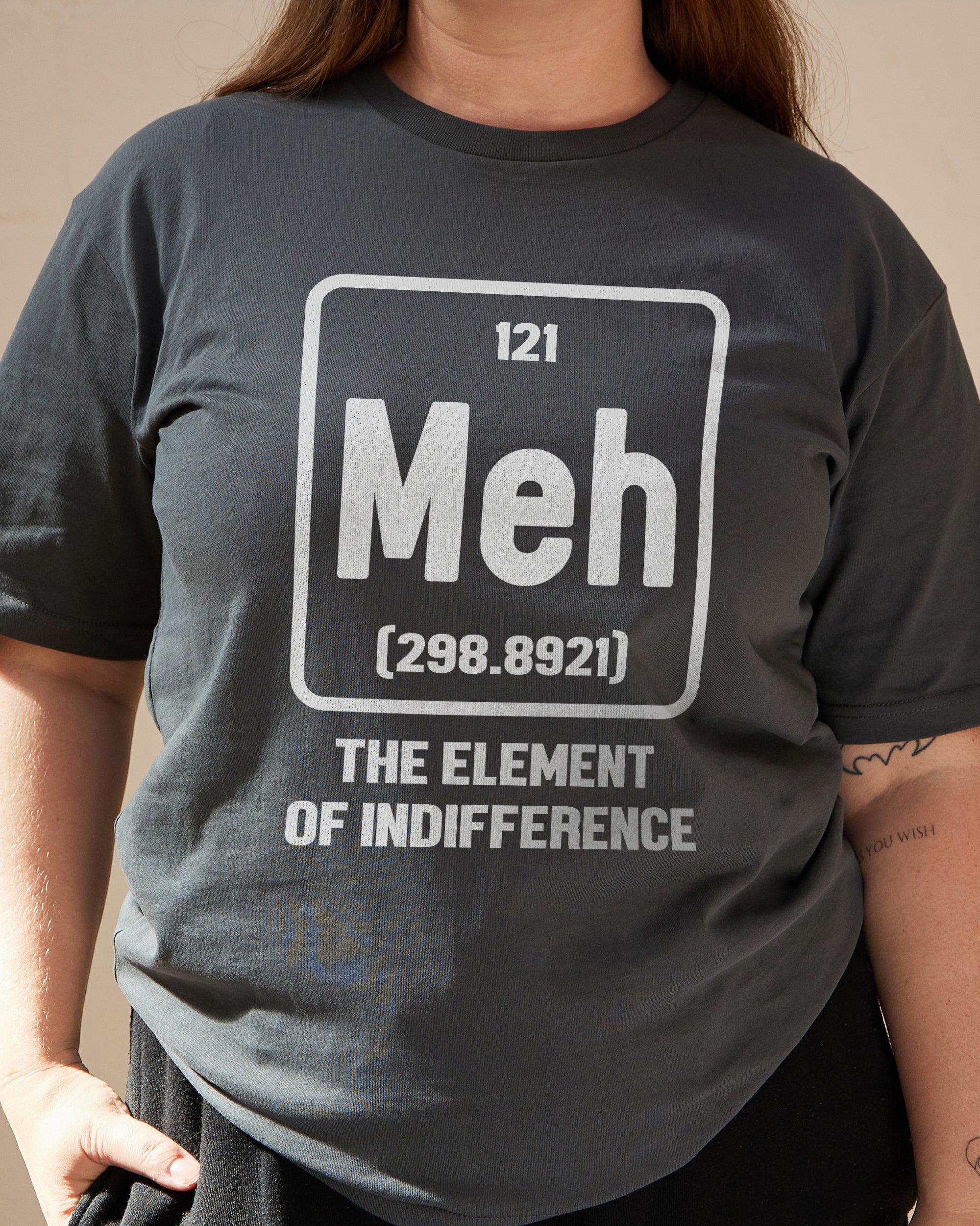 Meh The Element of Indifference T-Shirt