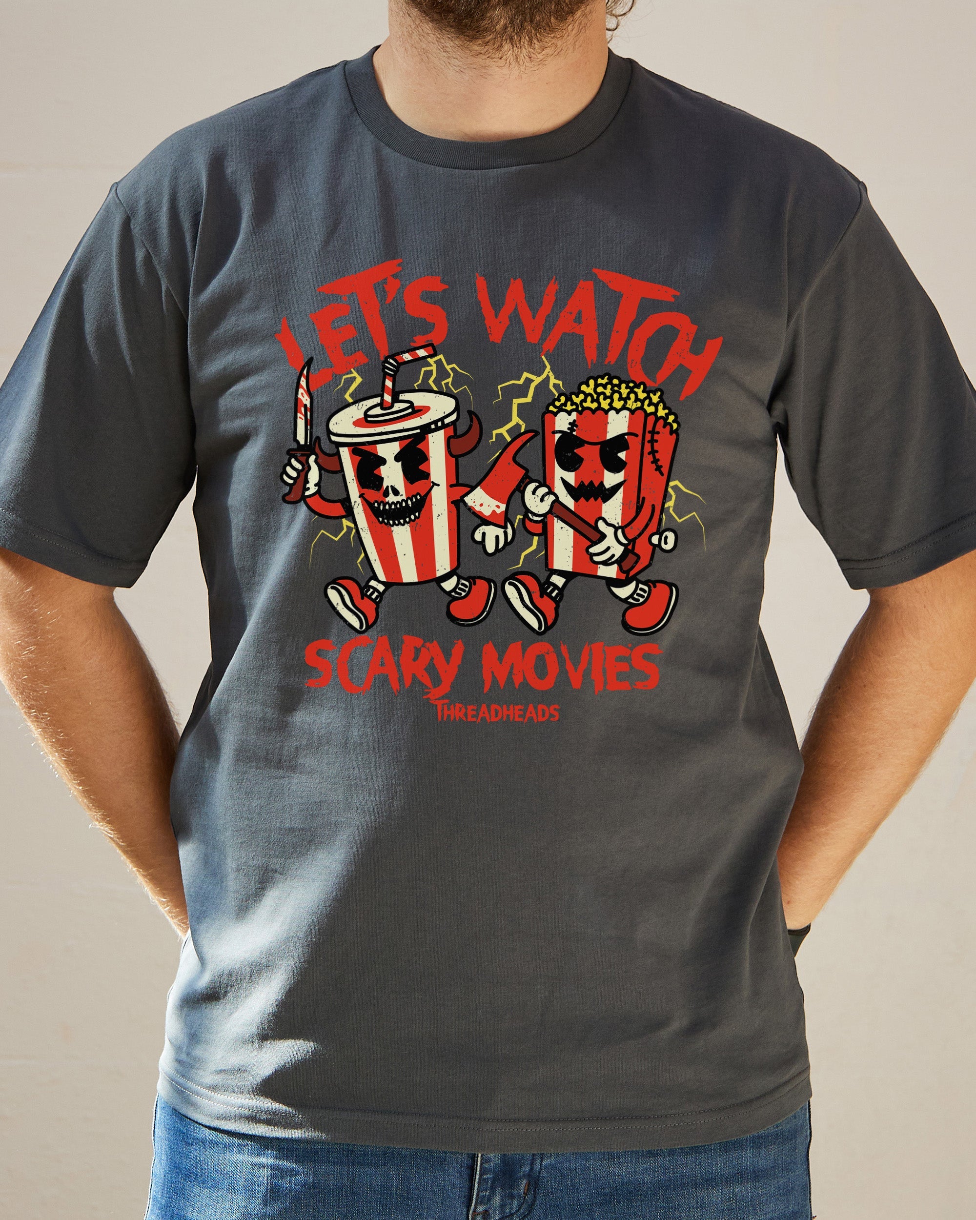 Let's Watch Scary Movies T-Shirt