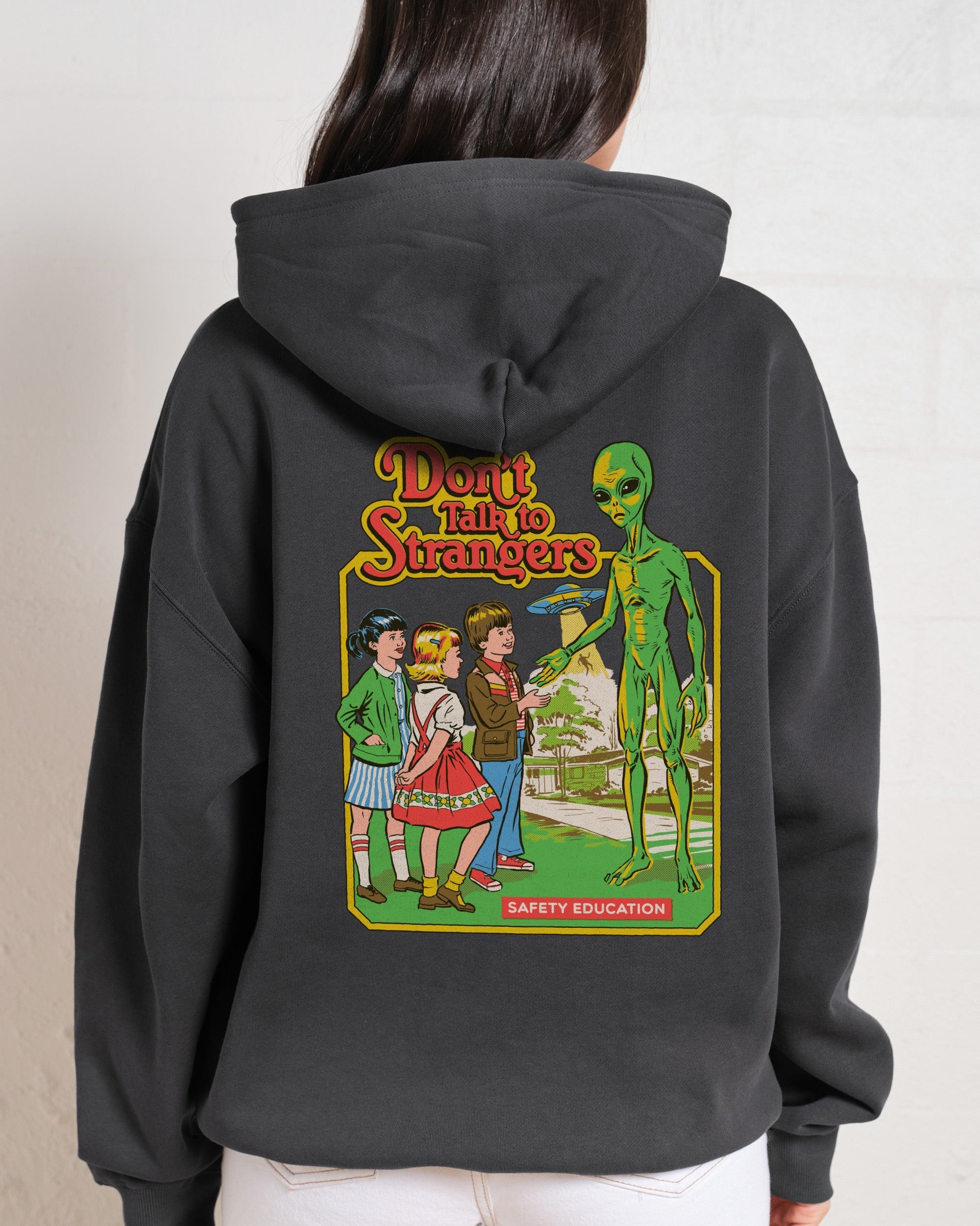 Don't Talk to Strangers Front and Back Hoodie