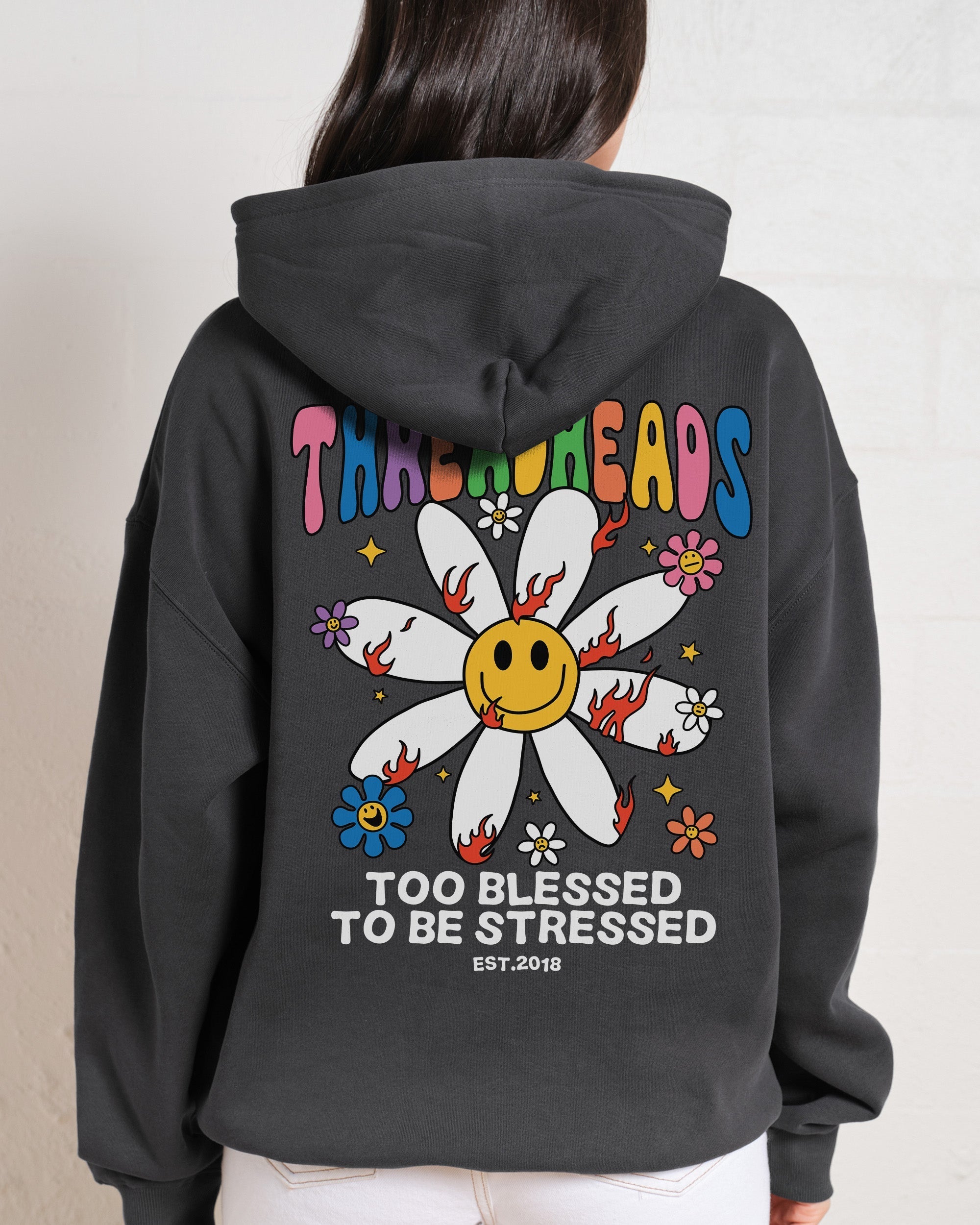 Too Blessed to be Stressed Hoodie