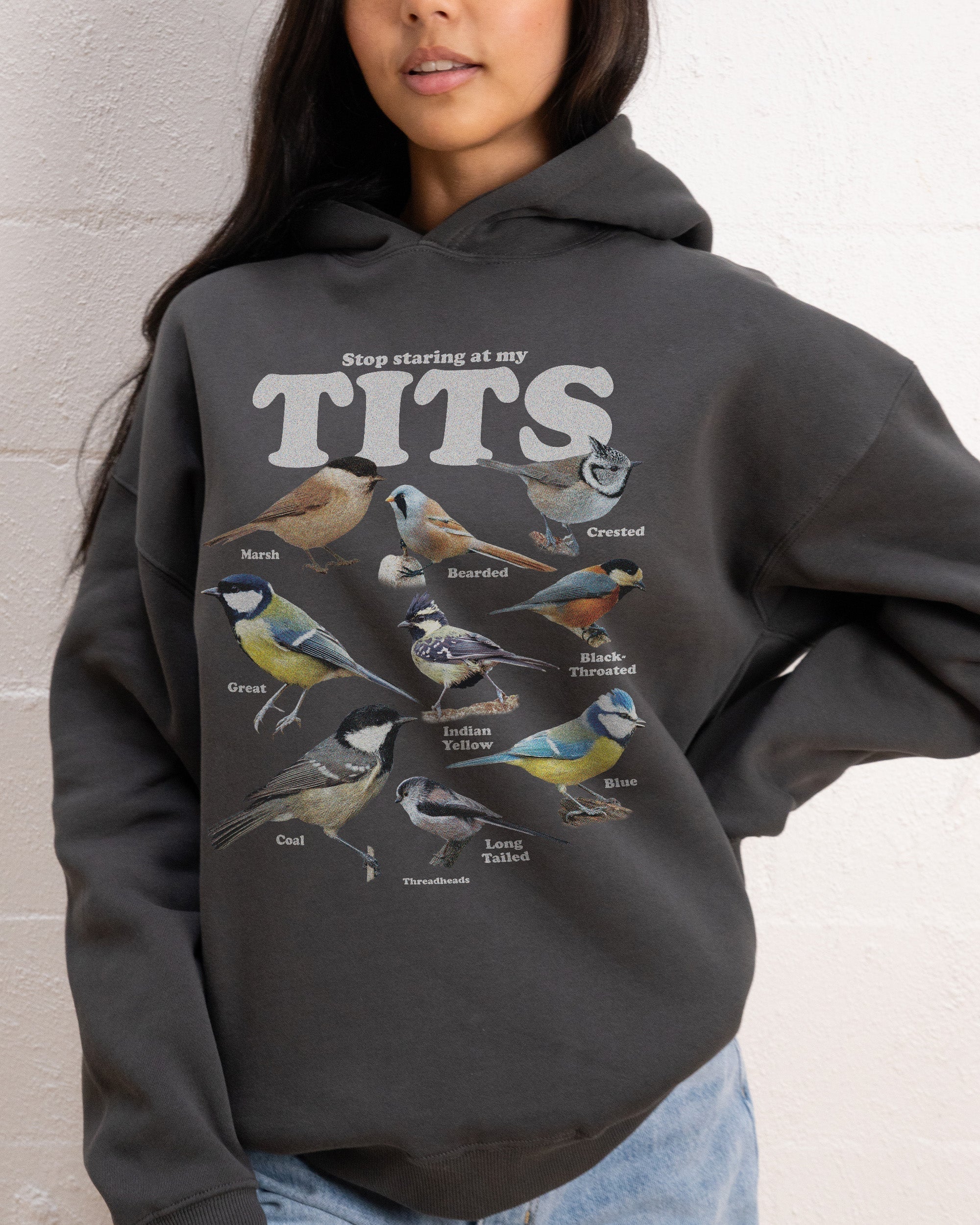 Stop Staring At My Tits Hoodie