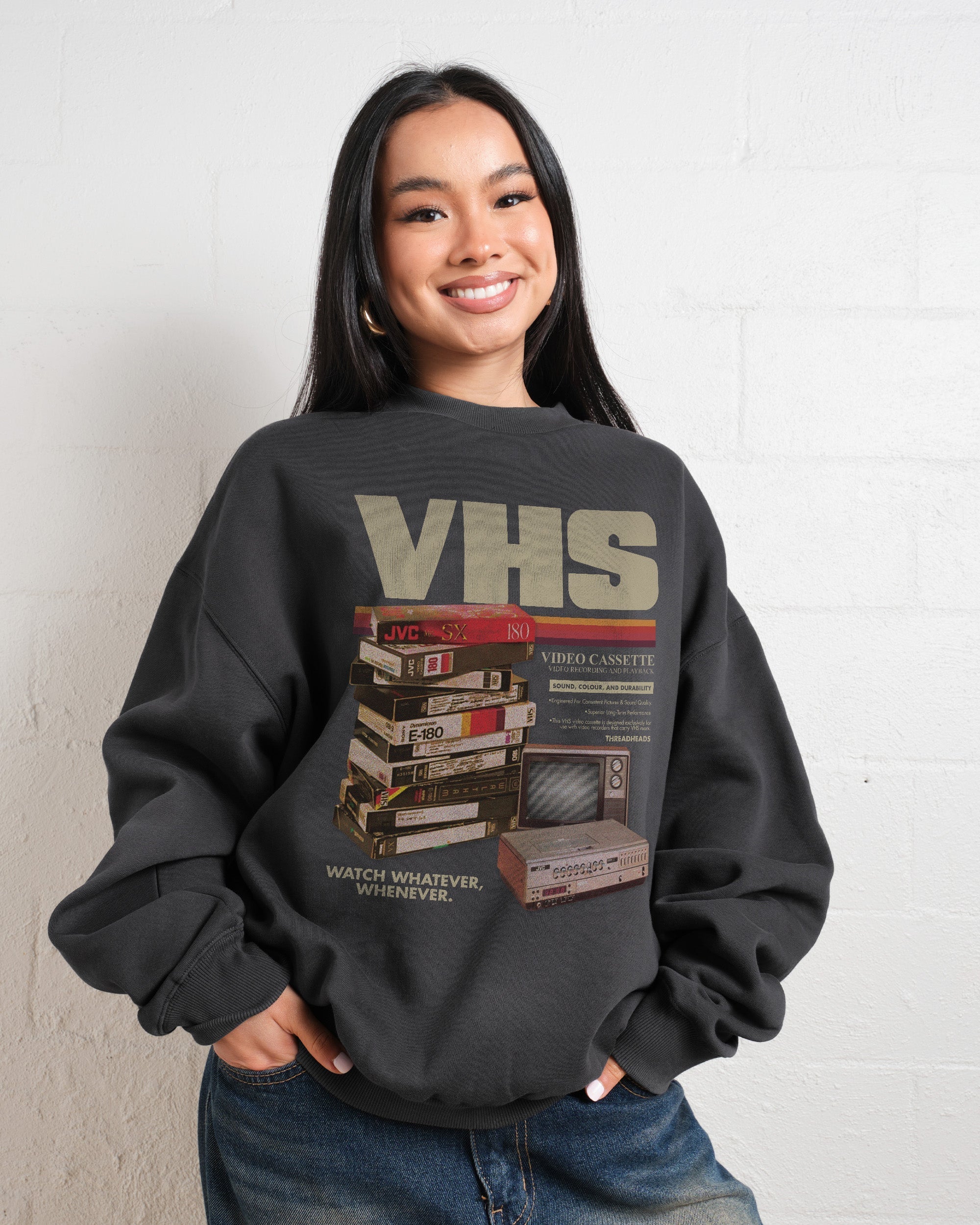 Vintage VHS Tapes Sweatshirt