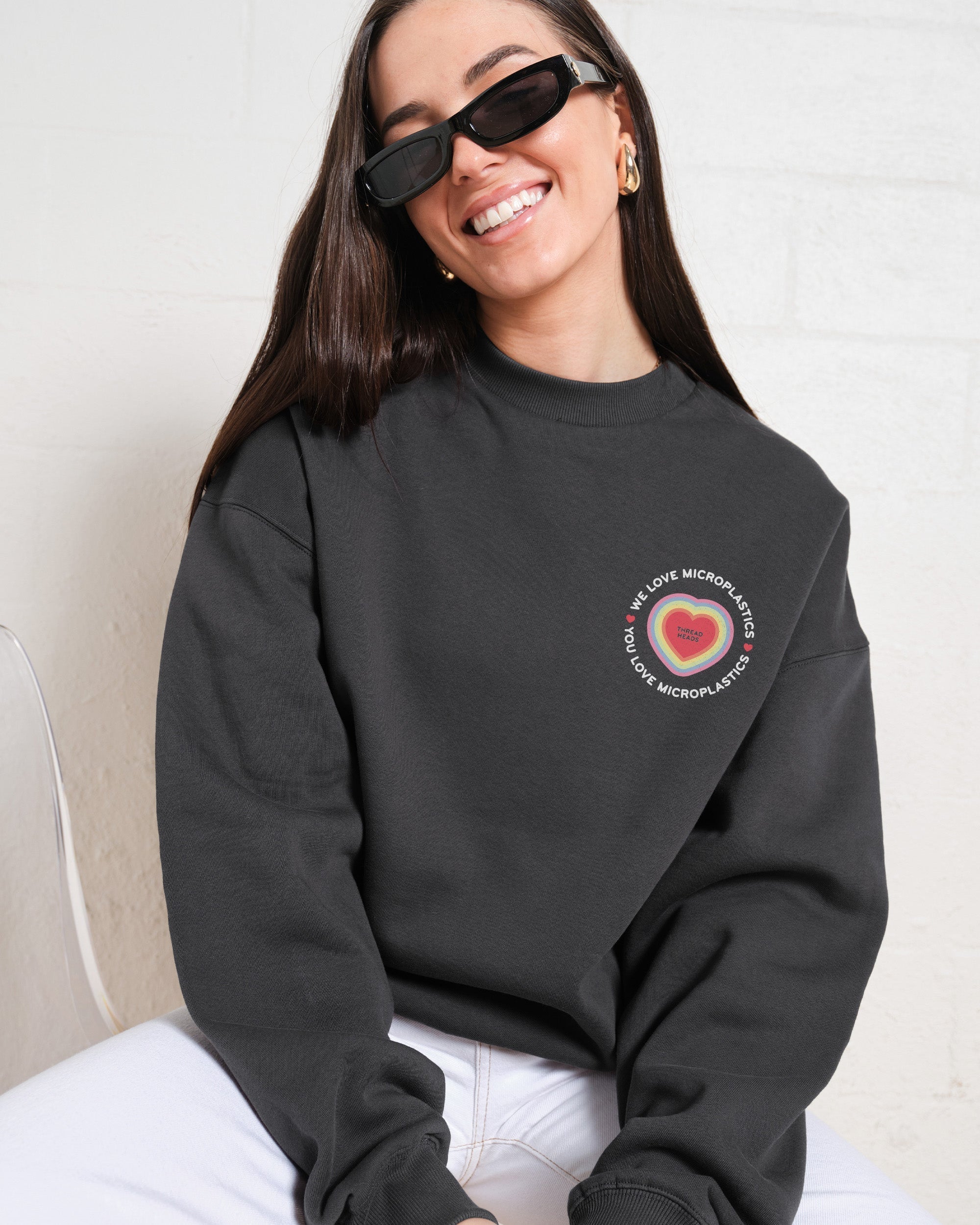 We Love Microplastics Sweatshirt