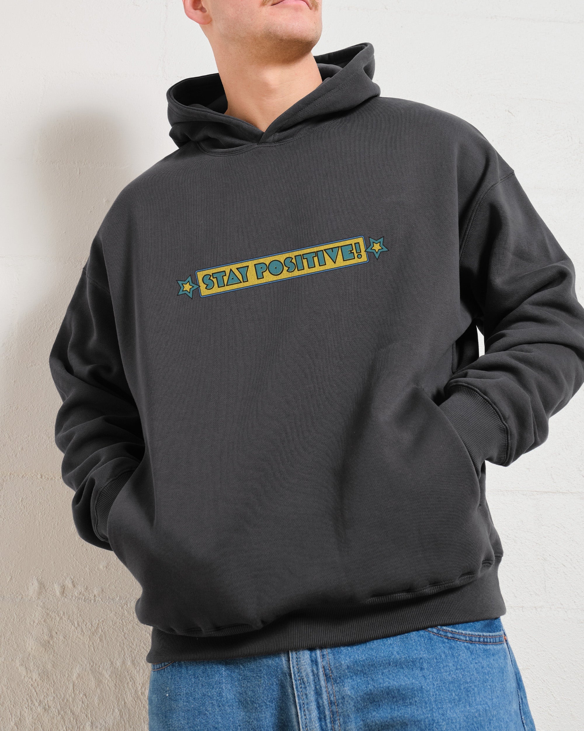 Stay Positive Front and Back Hoodie