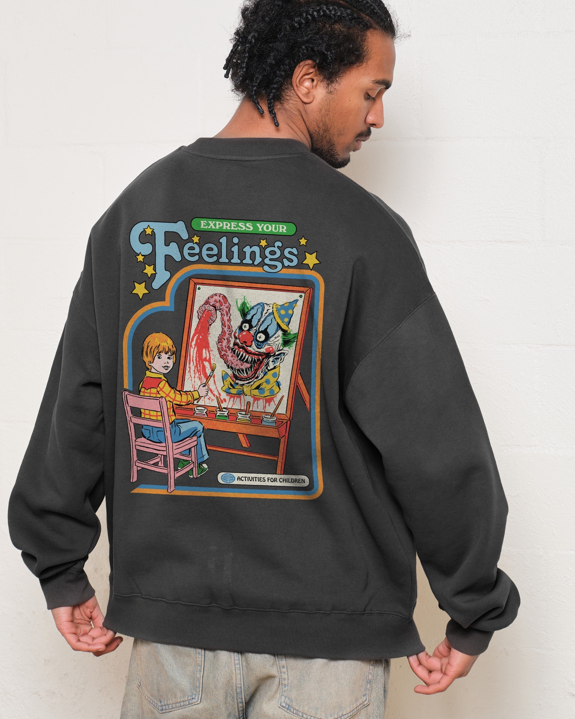 Express Your Feelings Front and Back Sweatshirt