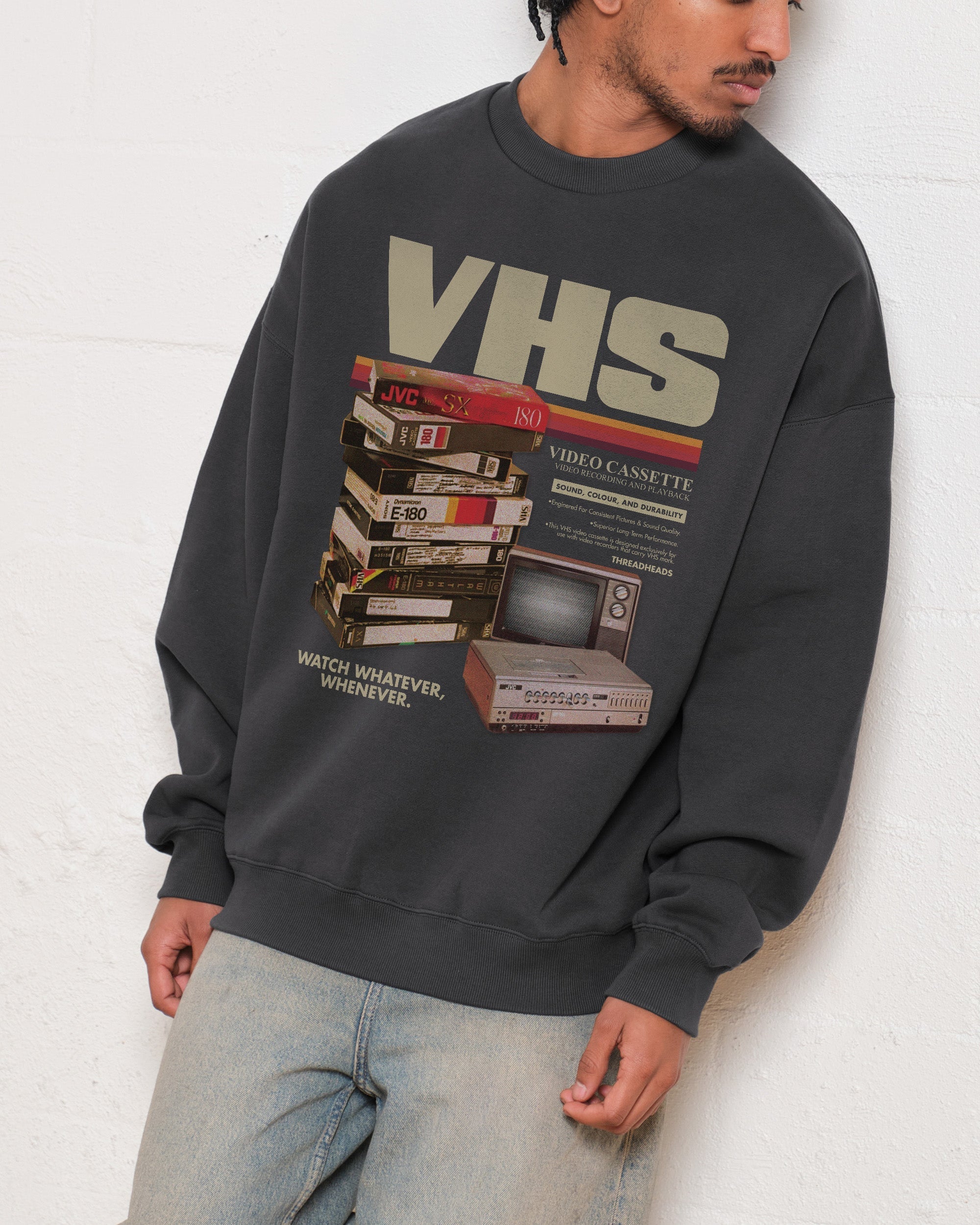 Vintage VHS Tapes Sweatshirt