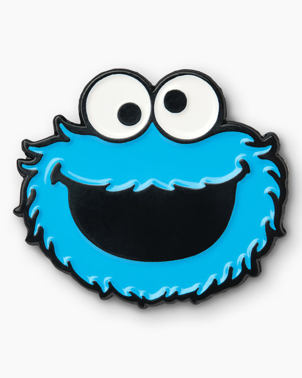 Cookie Monster Face Enamel Pin