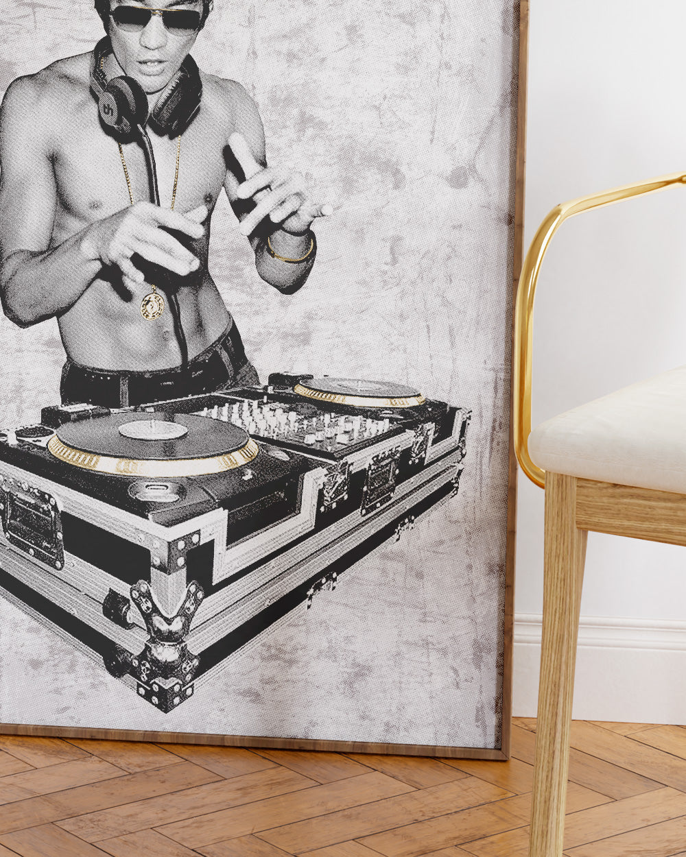 DJ Bruce Lee Art Print