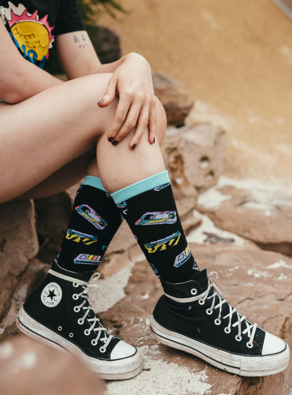 Retro VHS Tapes Socks