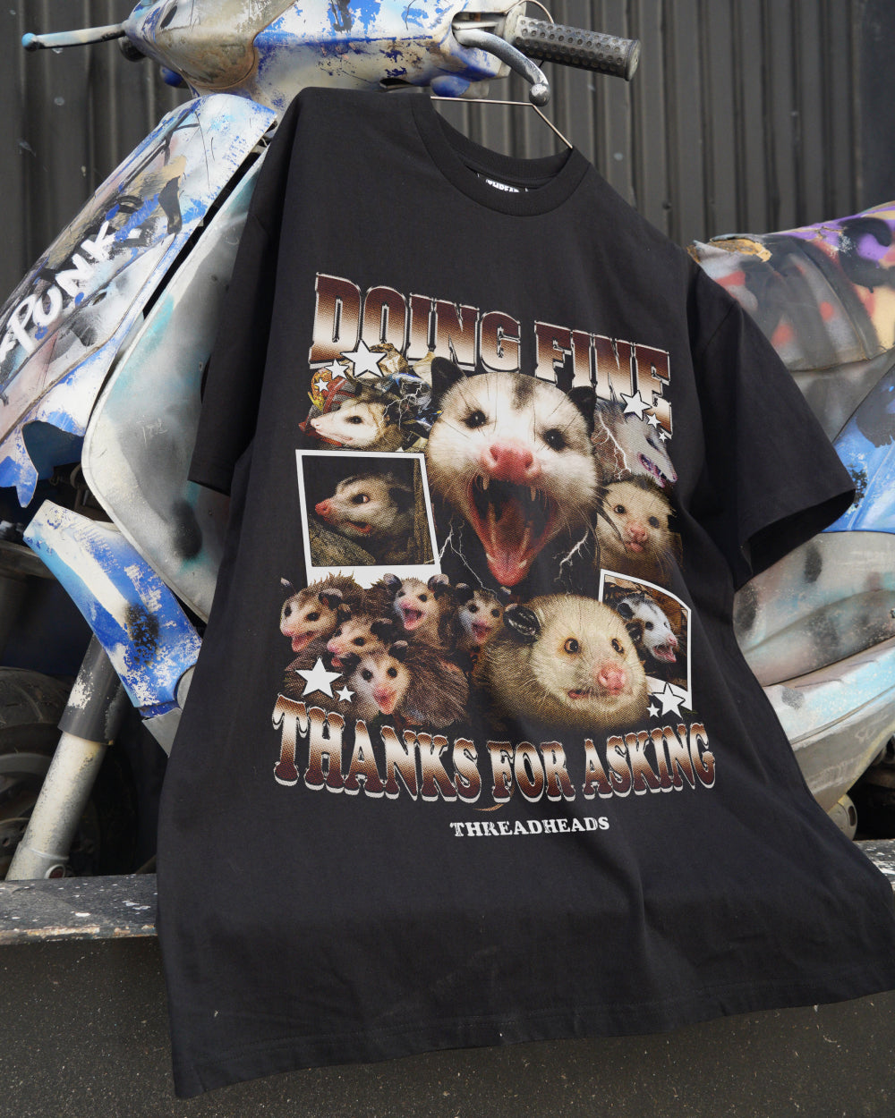 Doing Fine Opossum T-Shirt