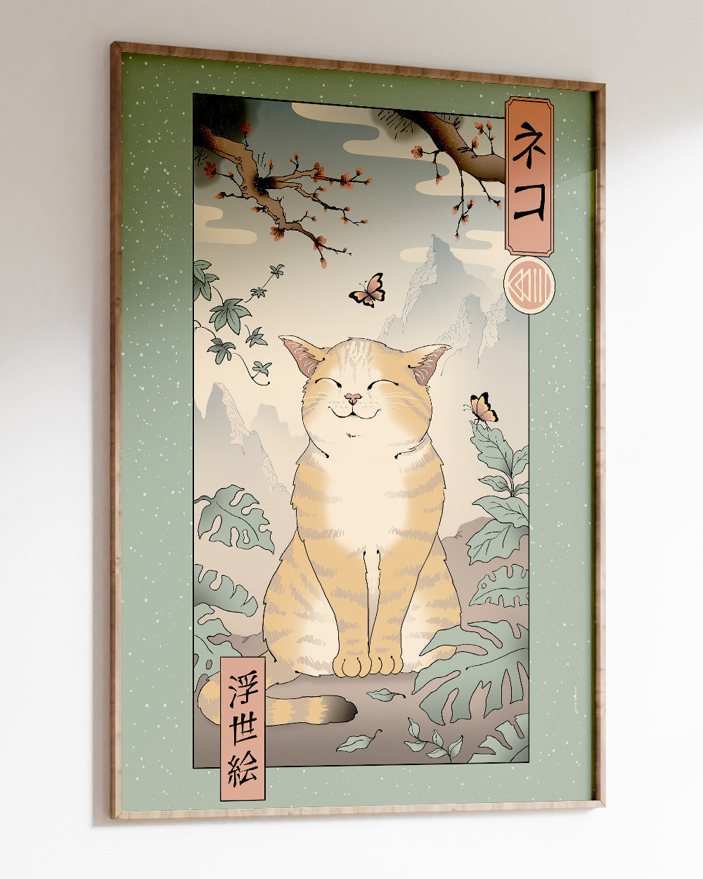 Edo Cat Art Print