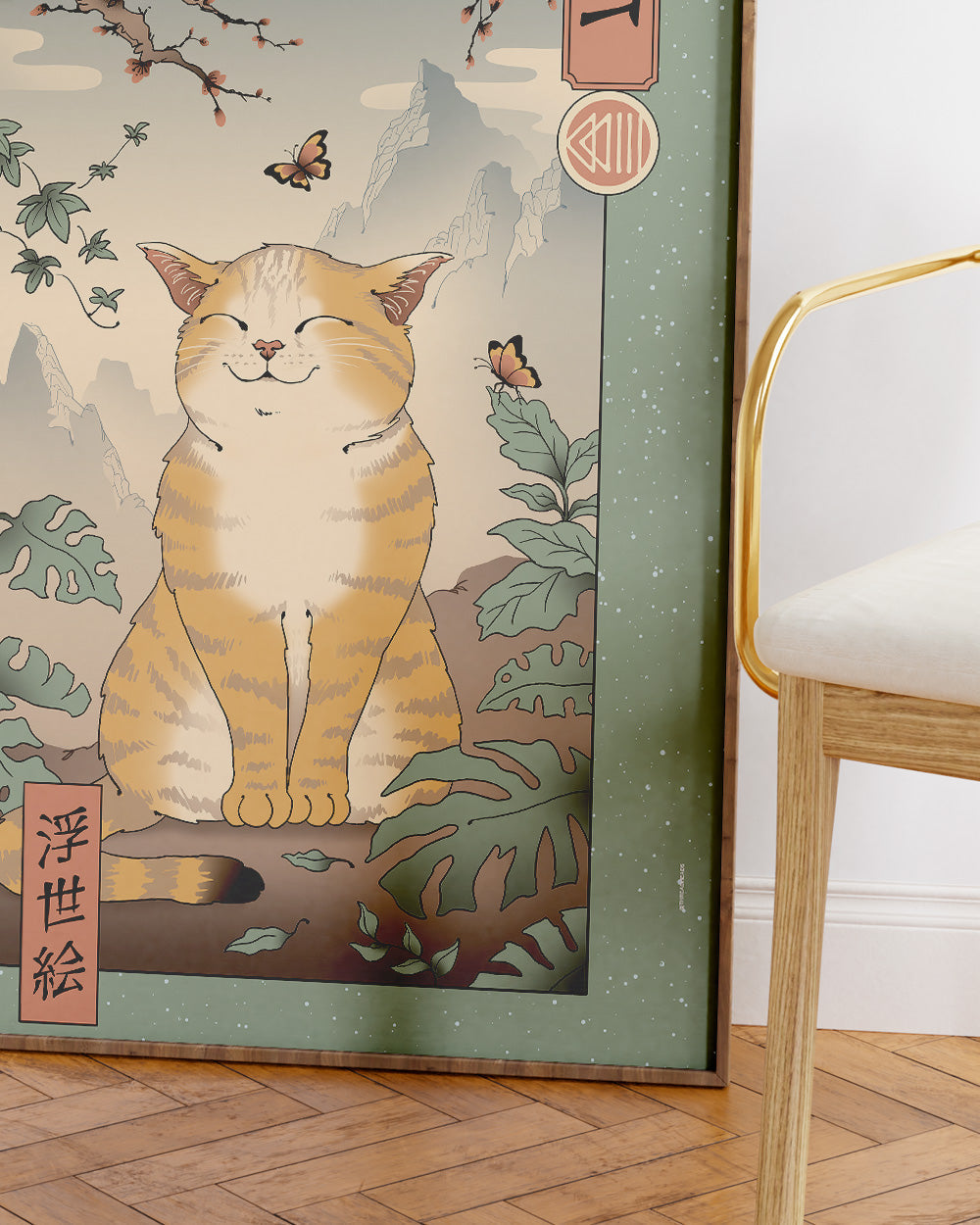 Edo Cat Art Print