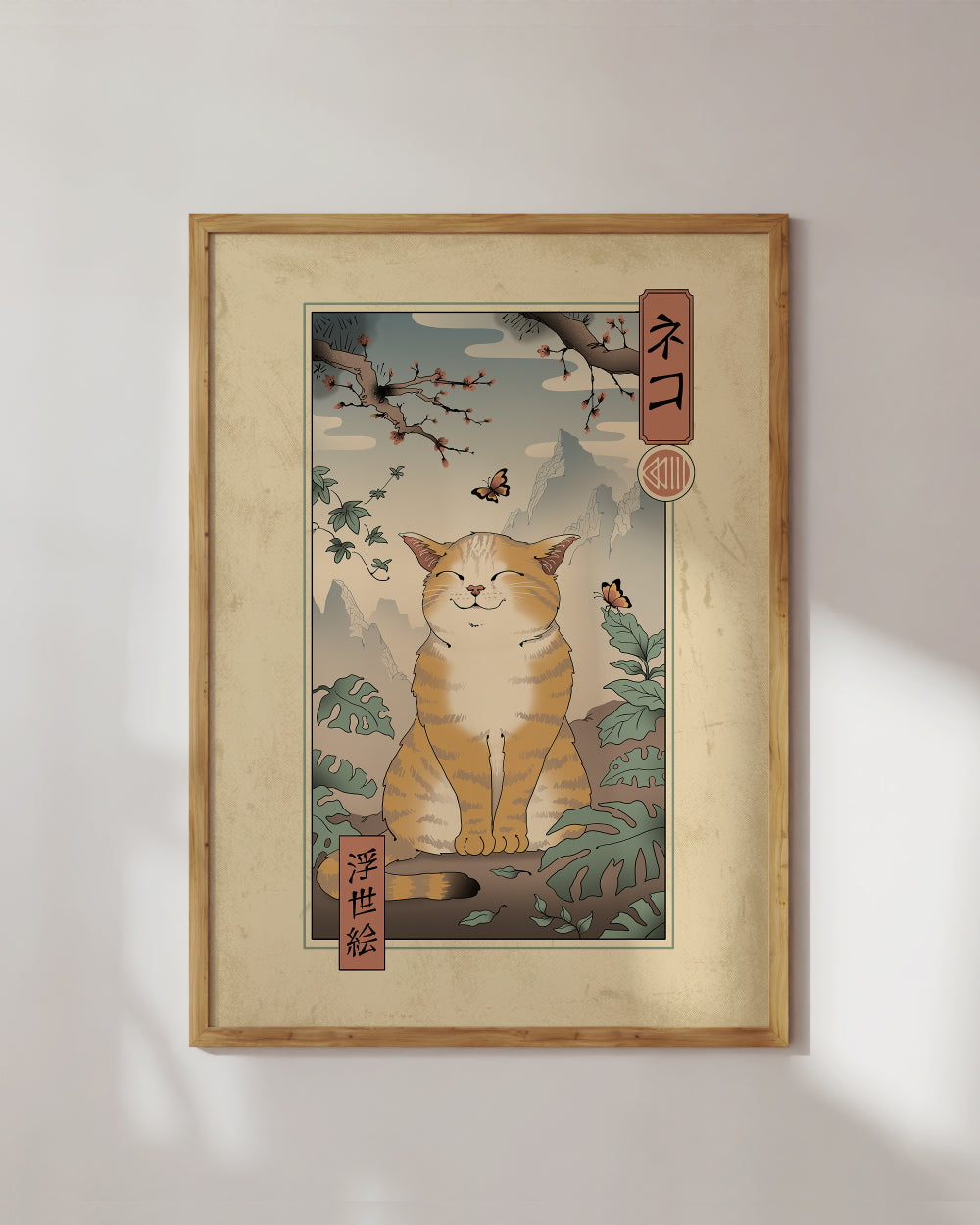 Edo Cat Art Print