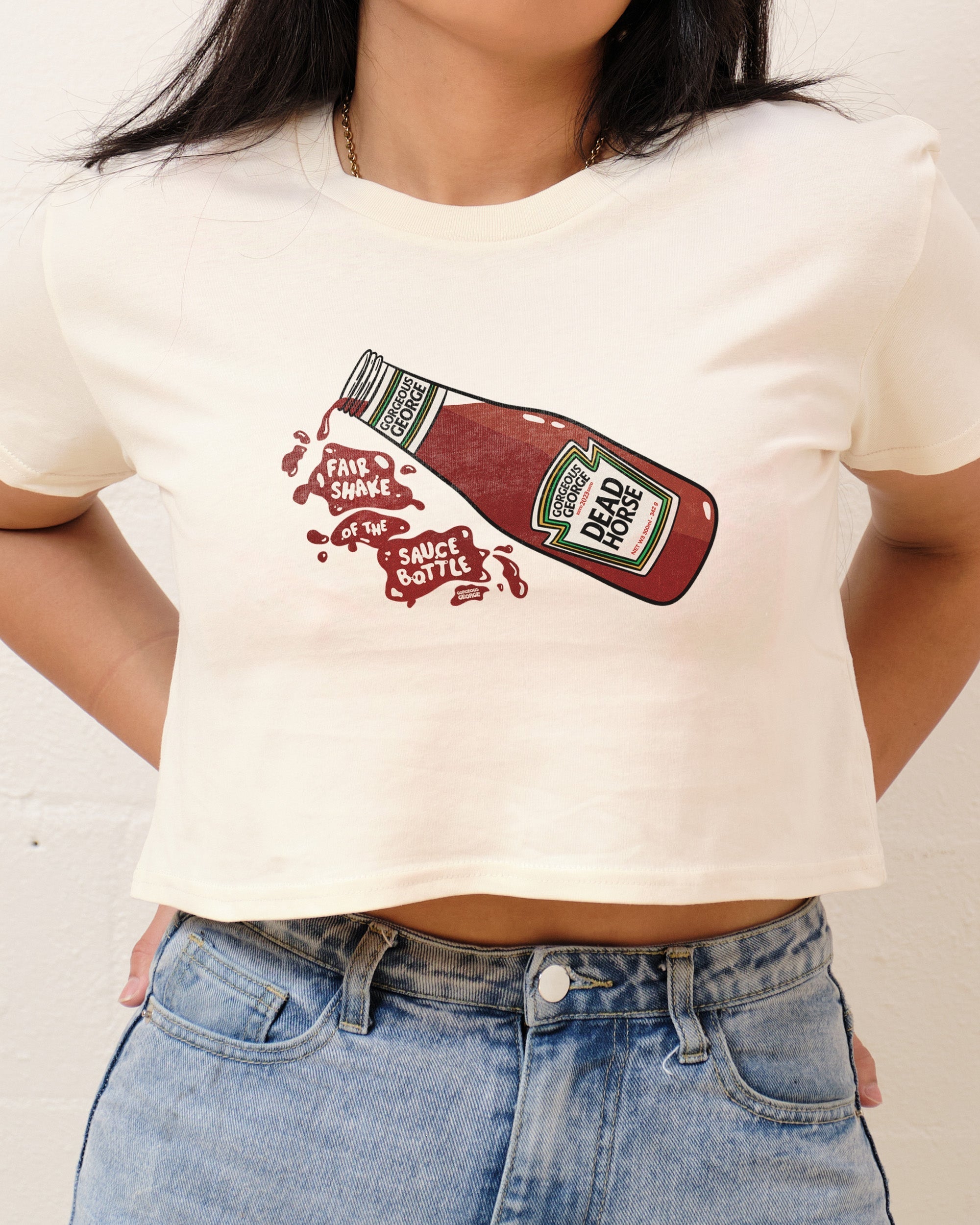 Fair Shake of the Sauce Bottle Crop Tee