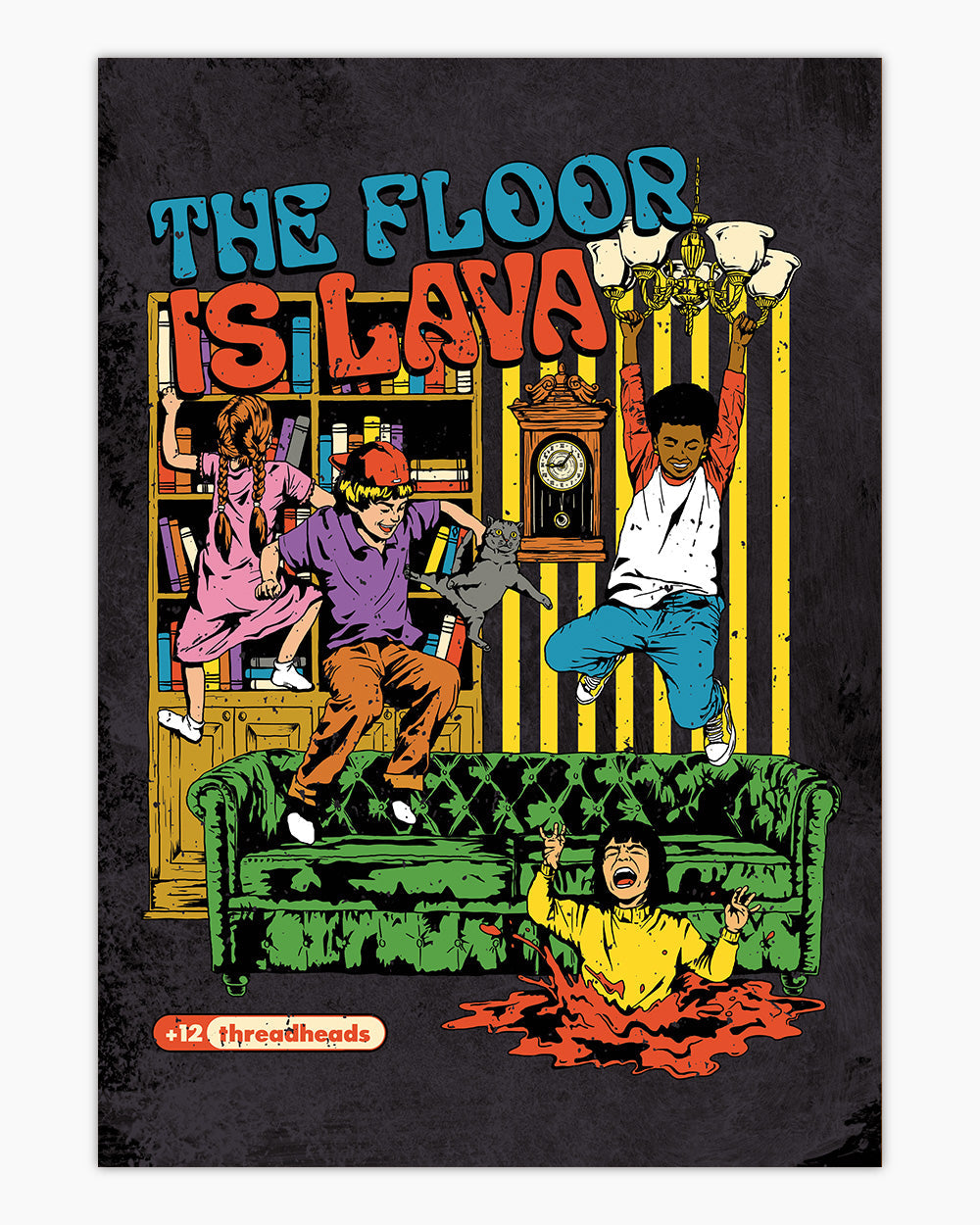 Floor is Lava Art Print