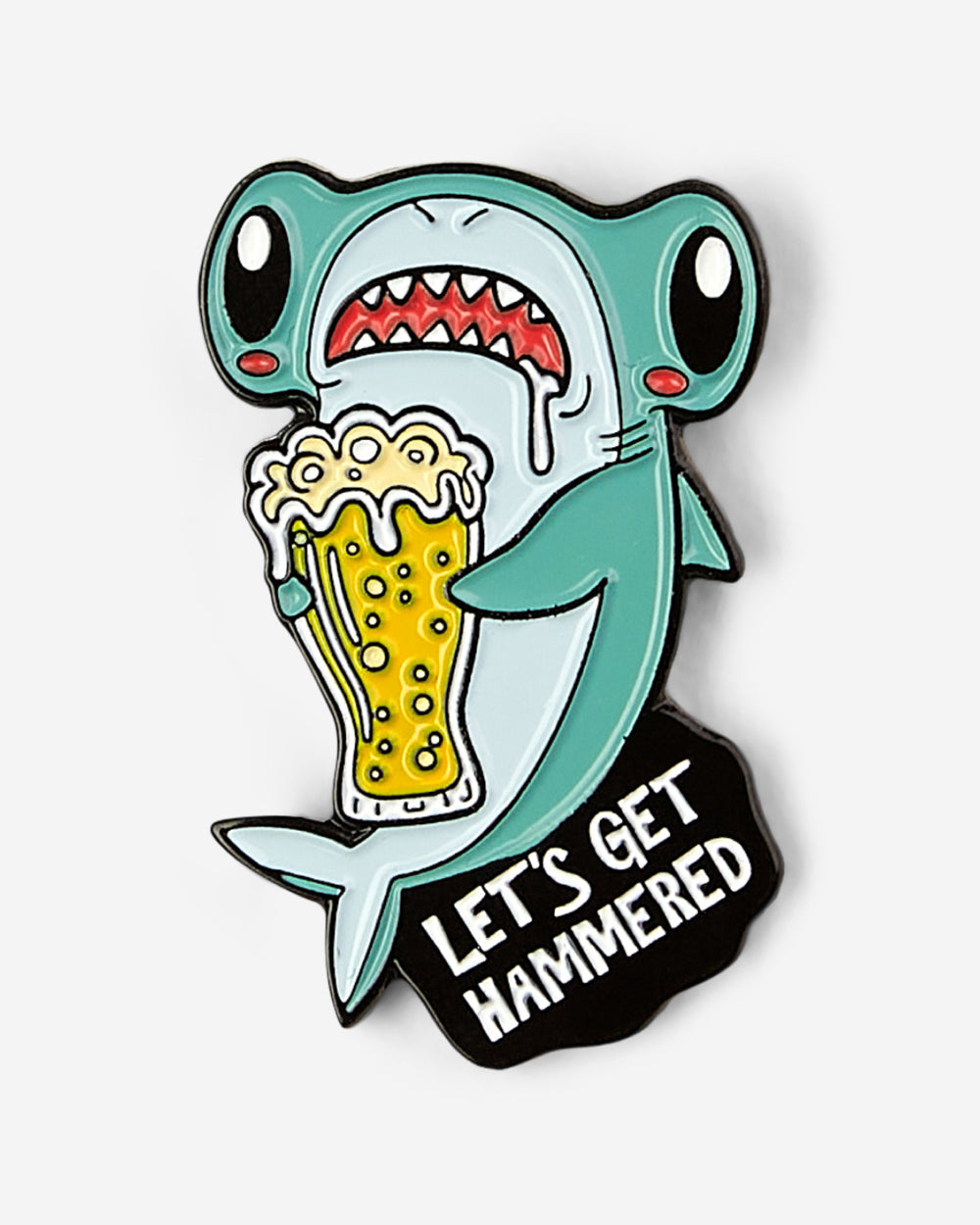 Get Hammered Enamel Pin