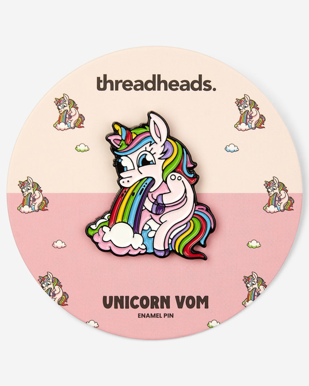 Unicorn Vom Enamel Pin