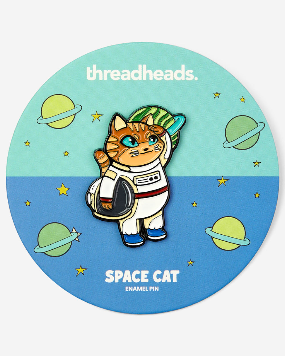 Space Cat Enamel Pin