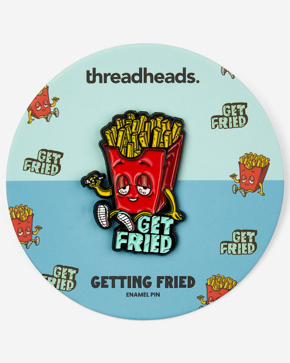 Getting Fried Enamel Pin