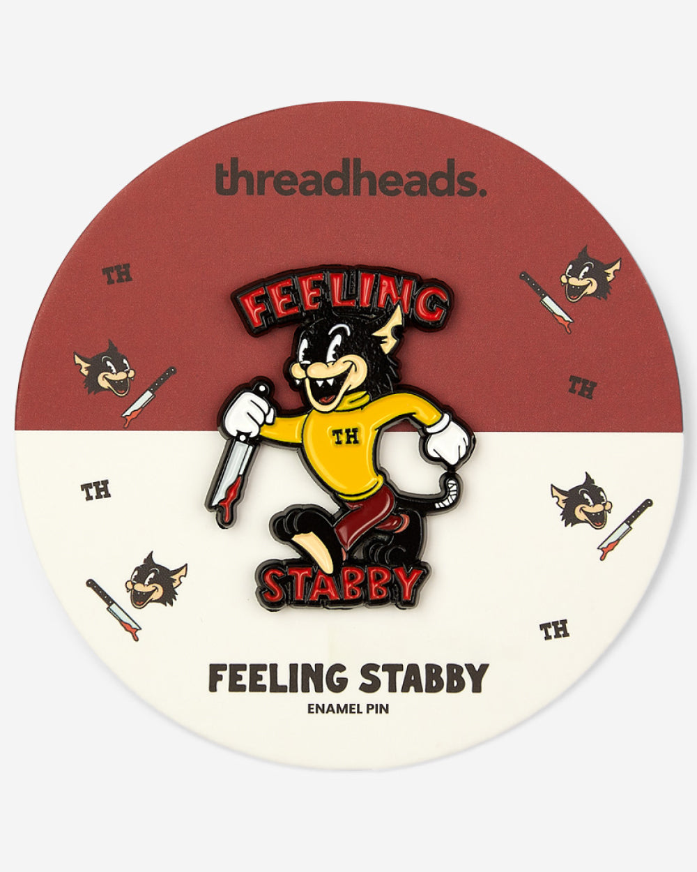 Feeling Stabby Enamel Pin