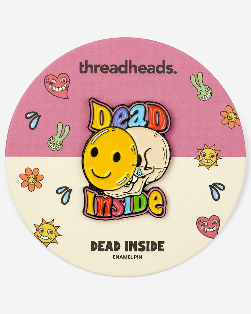 Dead Inside Enamel Pin