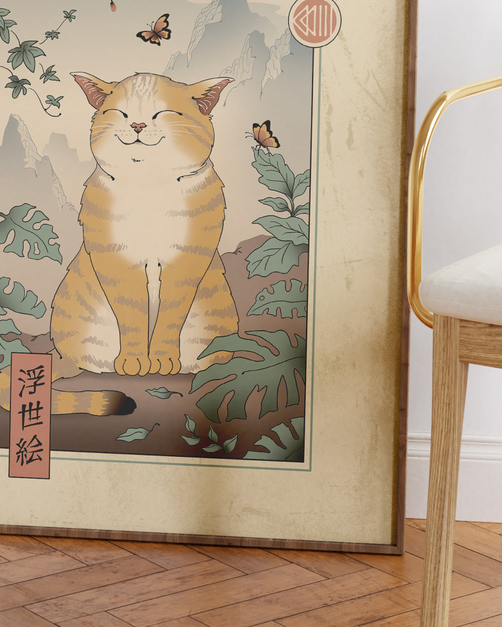 Edo Cat Art Print