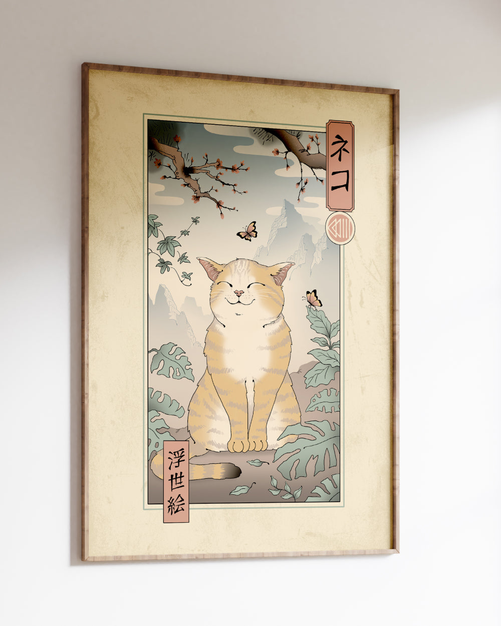 Edo Cat Art Print