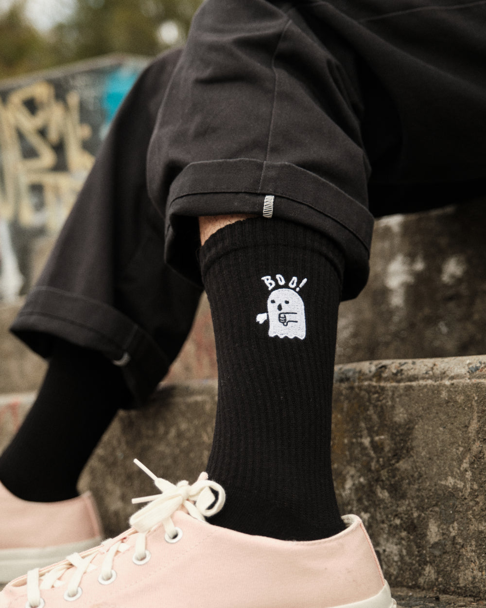 Boo Ghost Socks