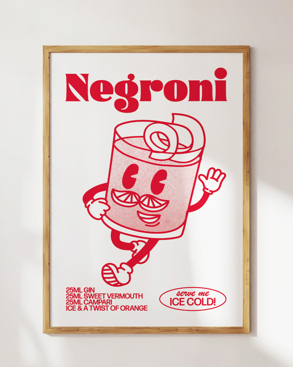 Negroni Art Print