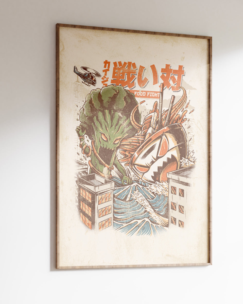 Brocco vs. Ramen Art Print