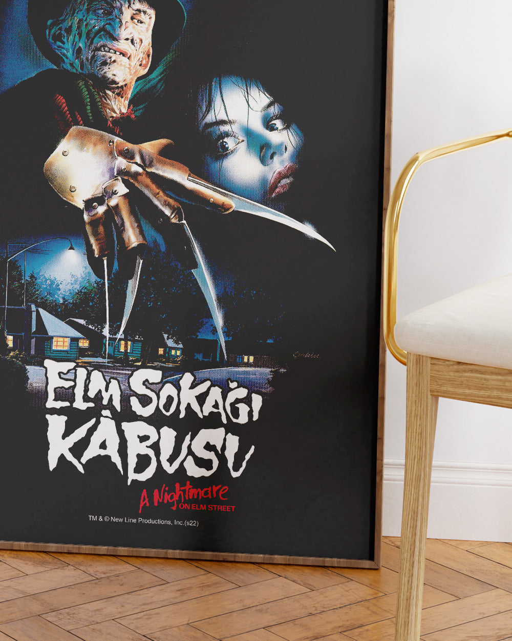 Freddy Krueger Elm Sokagi Kabusu Art Print