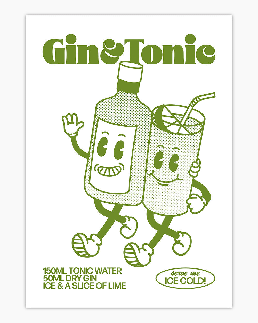 Gin and Tonic Art Print