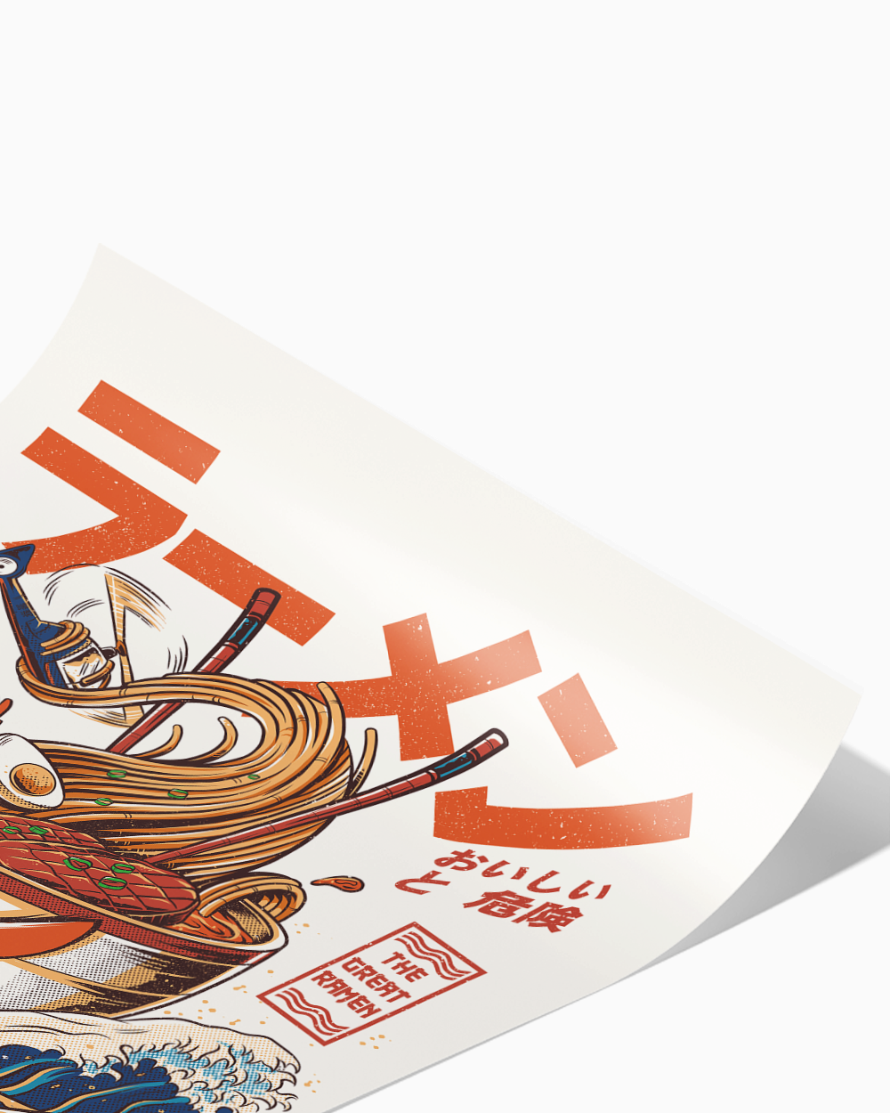 Great Ramen off Kanagawa Art Print