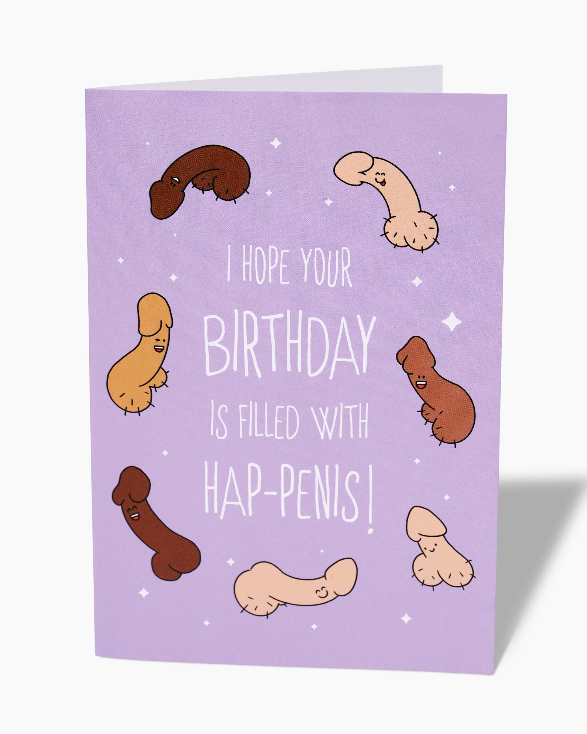 Hap-penis Greeting Card