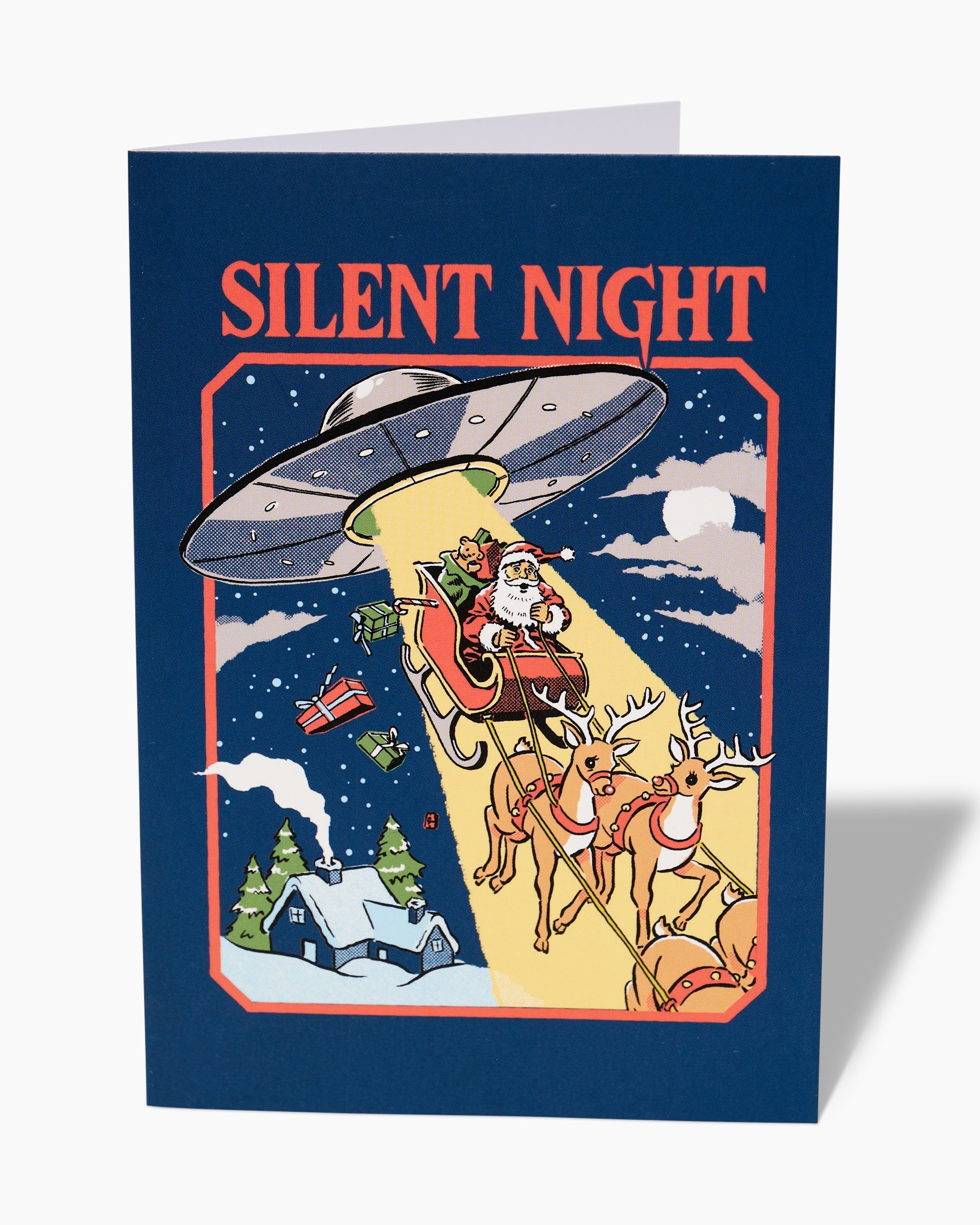 Silent Night Greeting Card