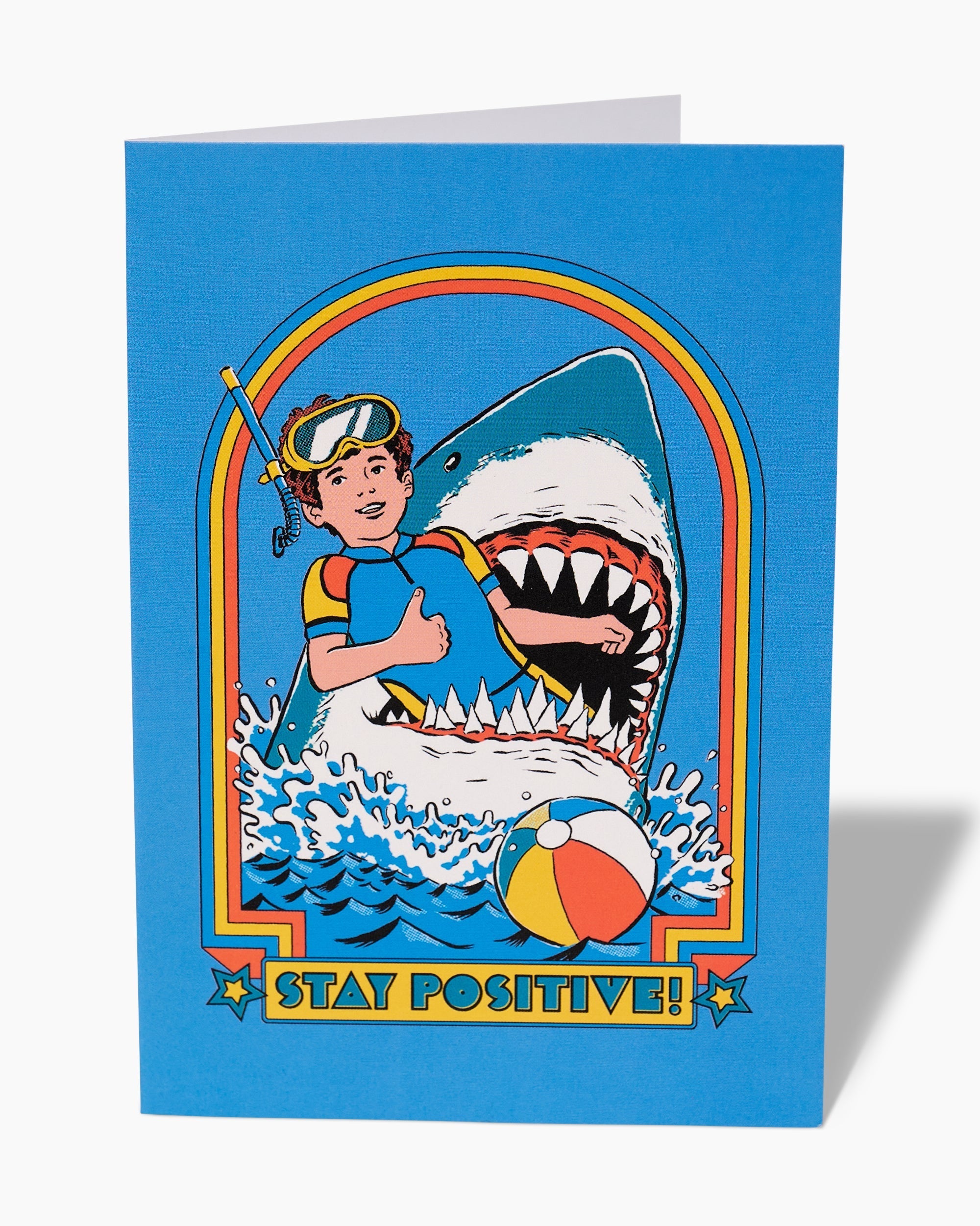 Stay Positive Greeting Card