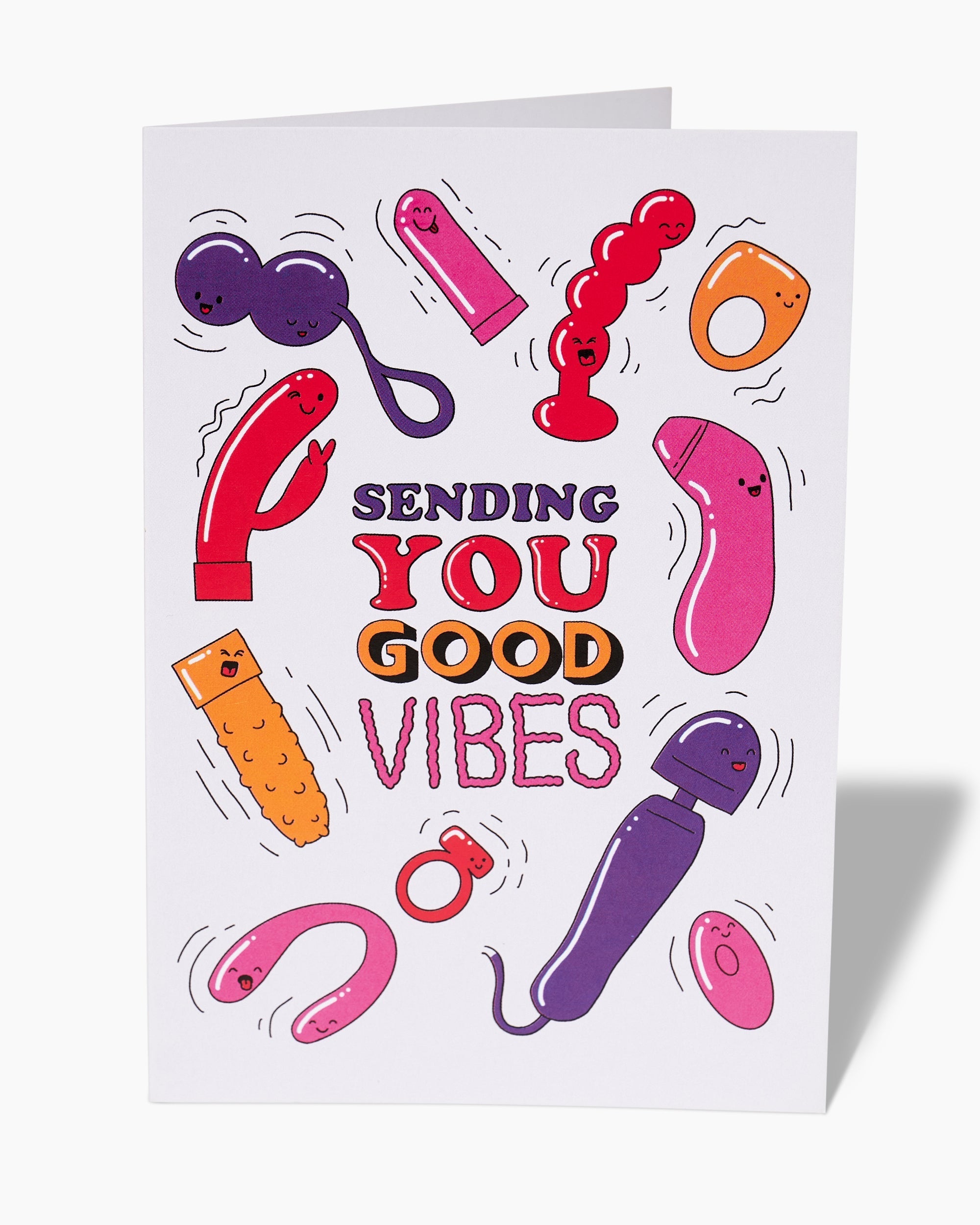 Sending Good Vibes Greeting Card