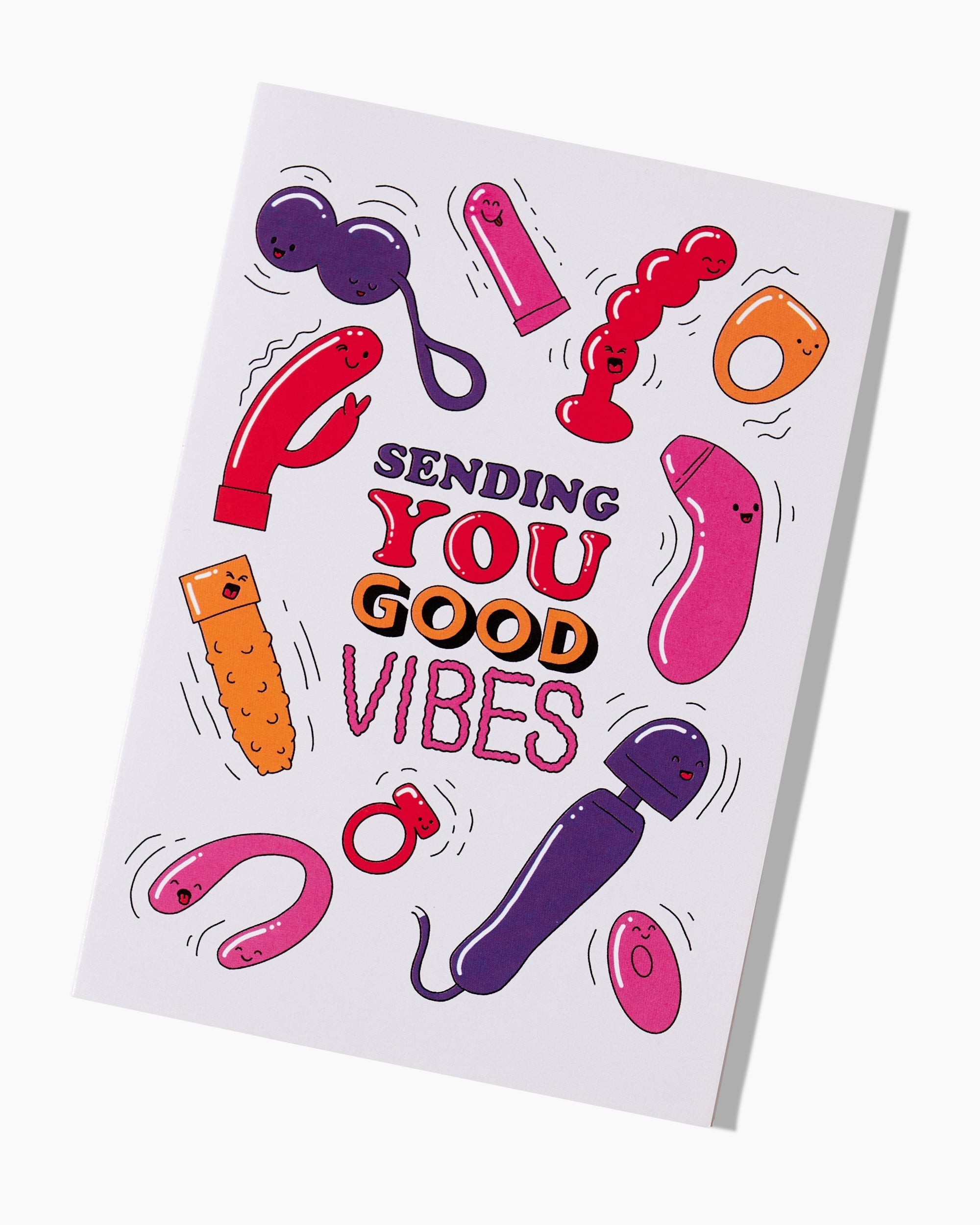 Sending Good Vibes Greeting Card